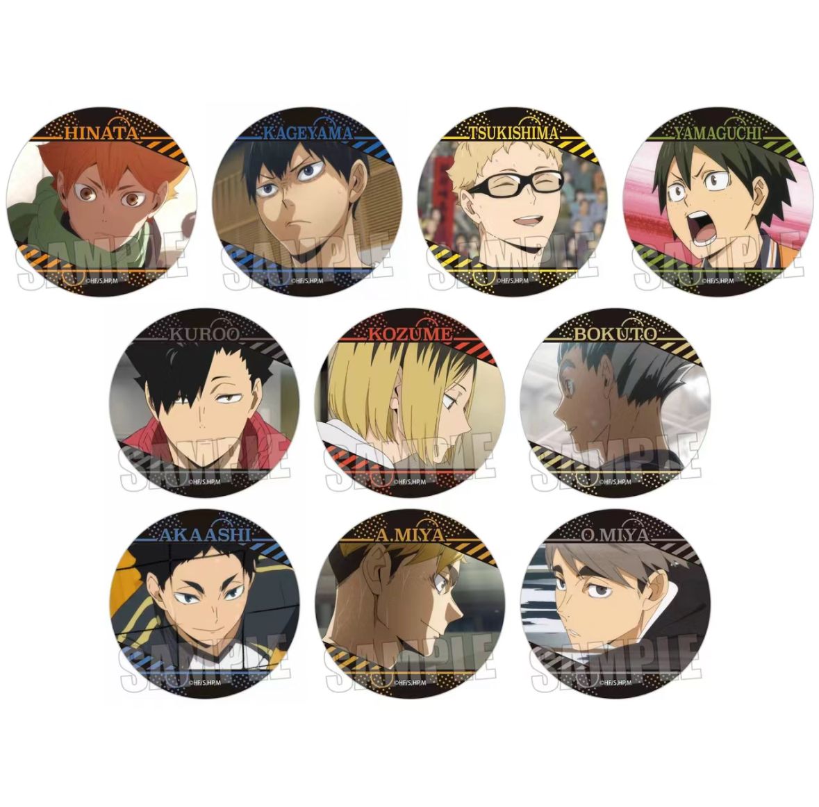 現貨 排球少年 BH TV場面徽章 售完不補