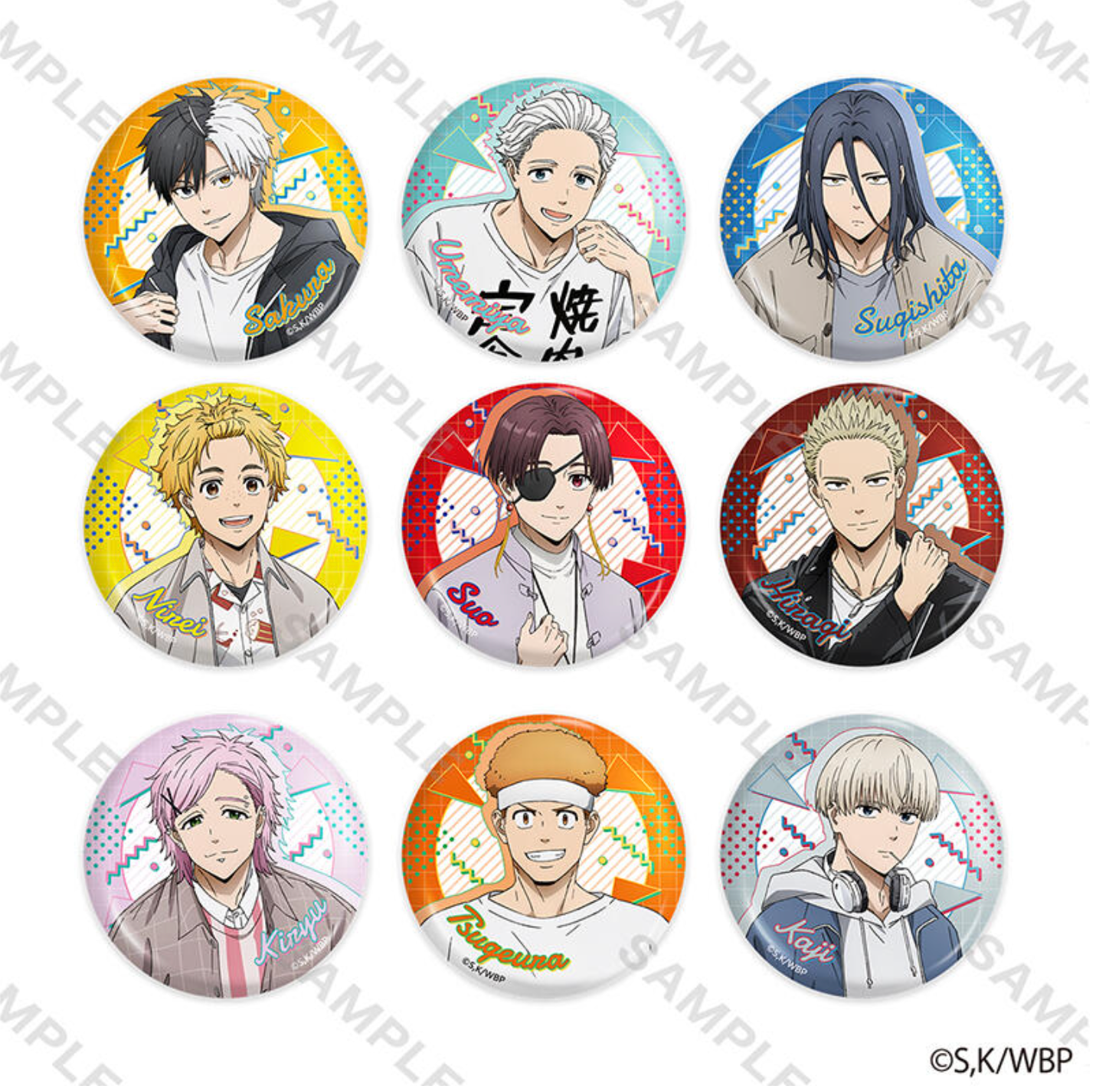 現貨 防風少年 私服 徽章