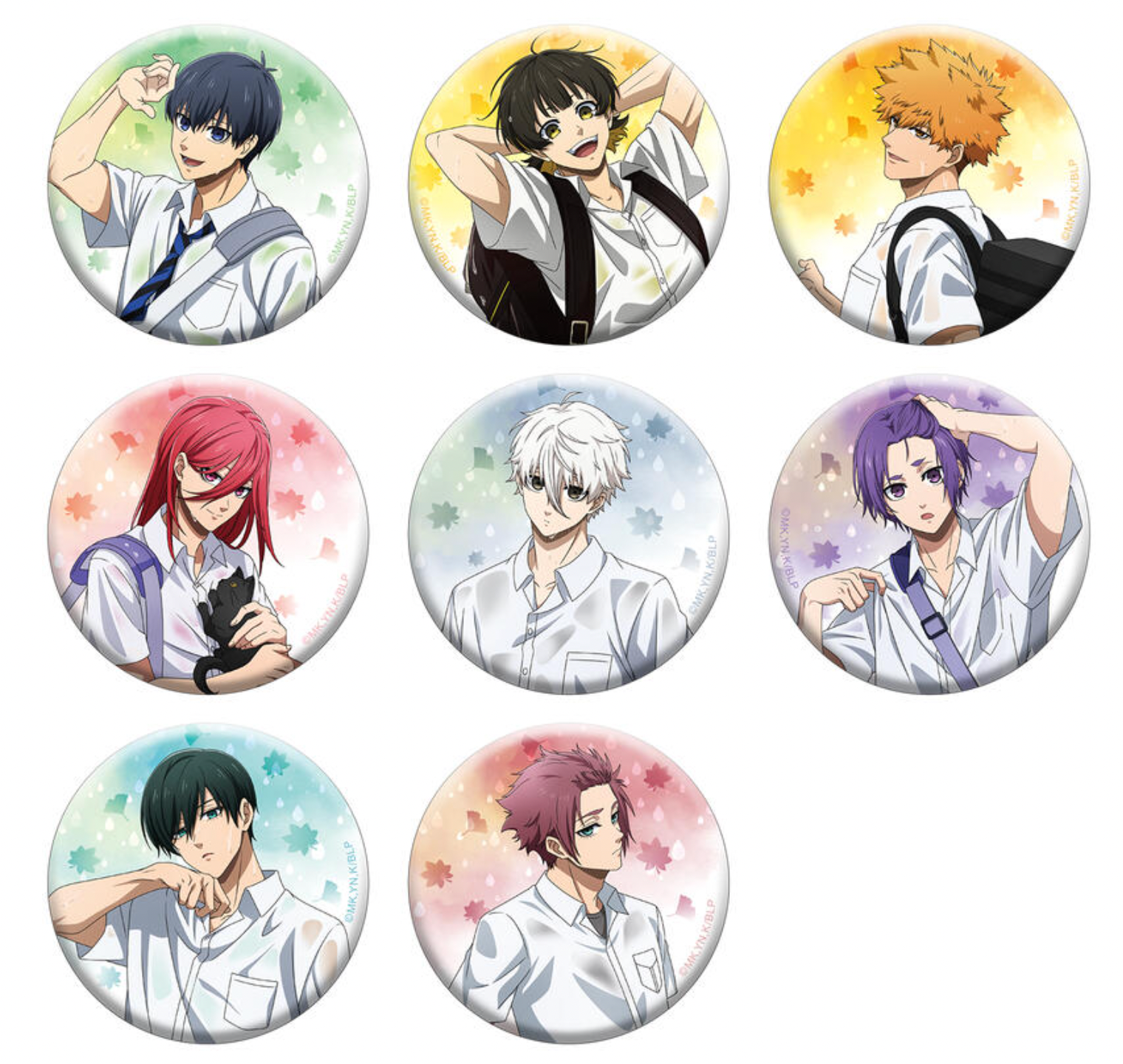 現貨 藍色監獄 秋雨 盲抽徽章