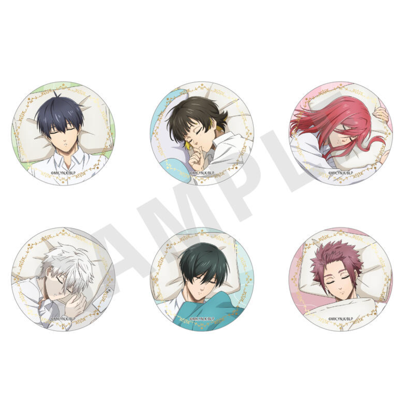 現貨 藍色監獄 晚安 盲抽徽章