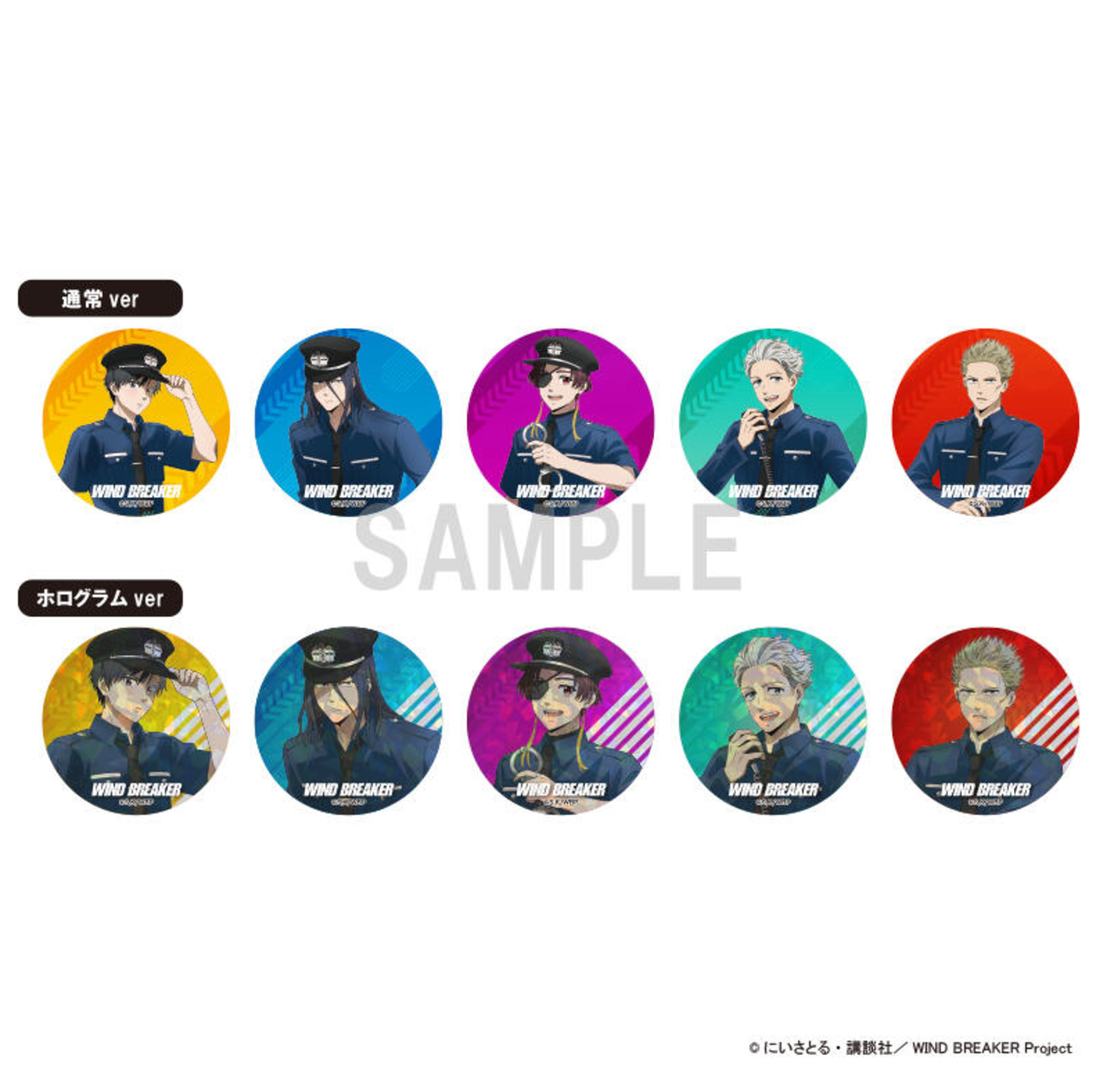 現貨 防風少年 警官 盲抽 徽章