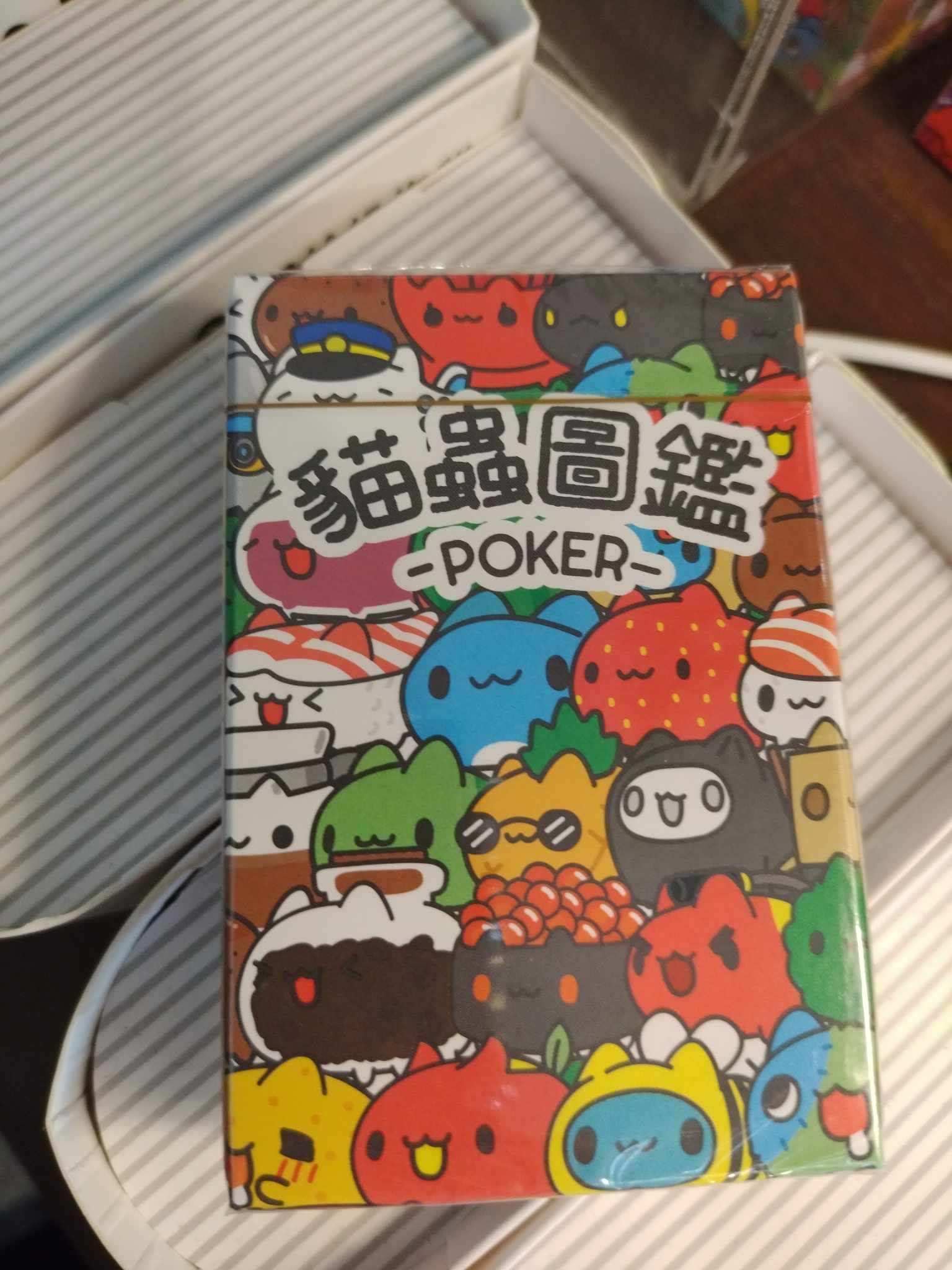 （臺中驛店）奶泡貓咖啡代購 貓蟲圖鑑撲克牌