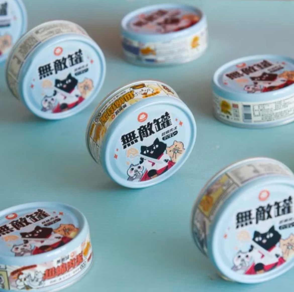 🐱貓樂園無敵藍罐/超綿肉泥罐
