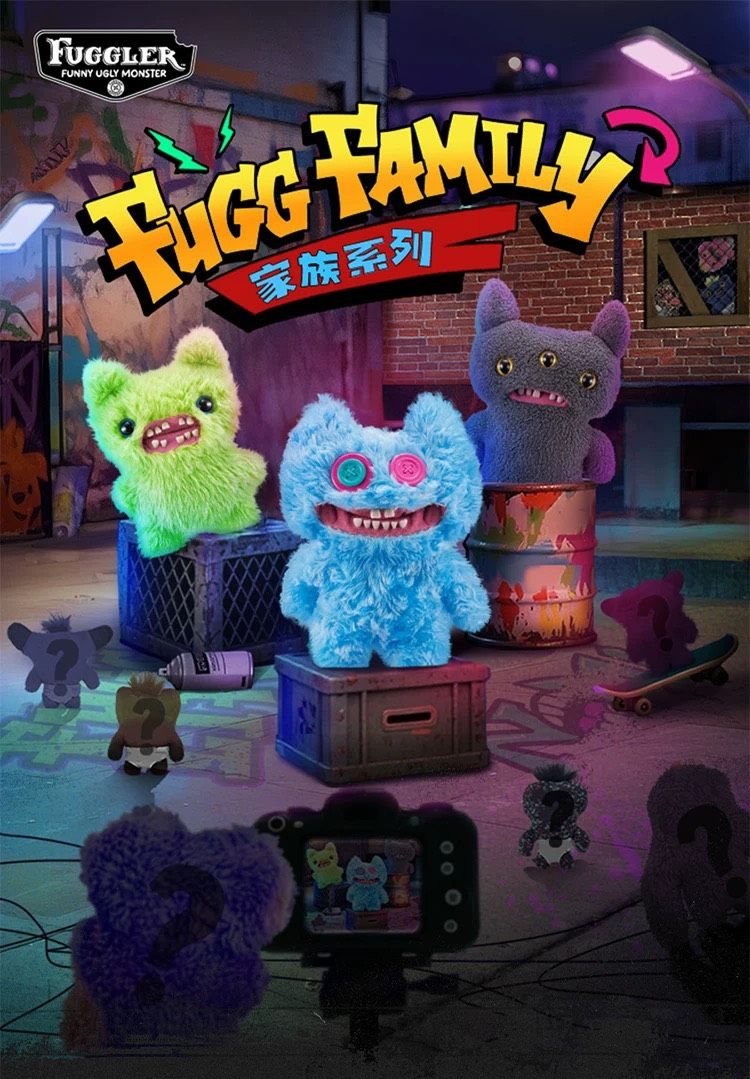 超值組合 FUGGLER 牙齒怪 有家人就無敵 買一送二