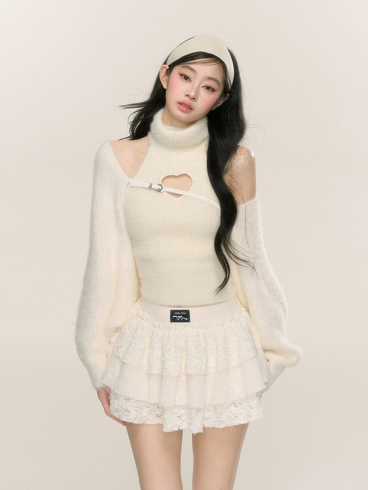 【加州辣妹】高領慵懶毛衣 疊穿顯瘦上衣