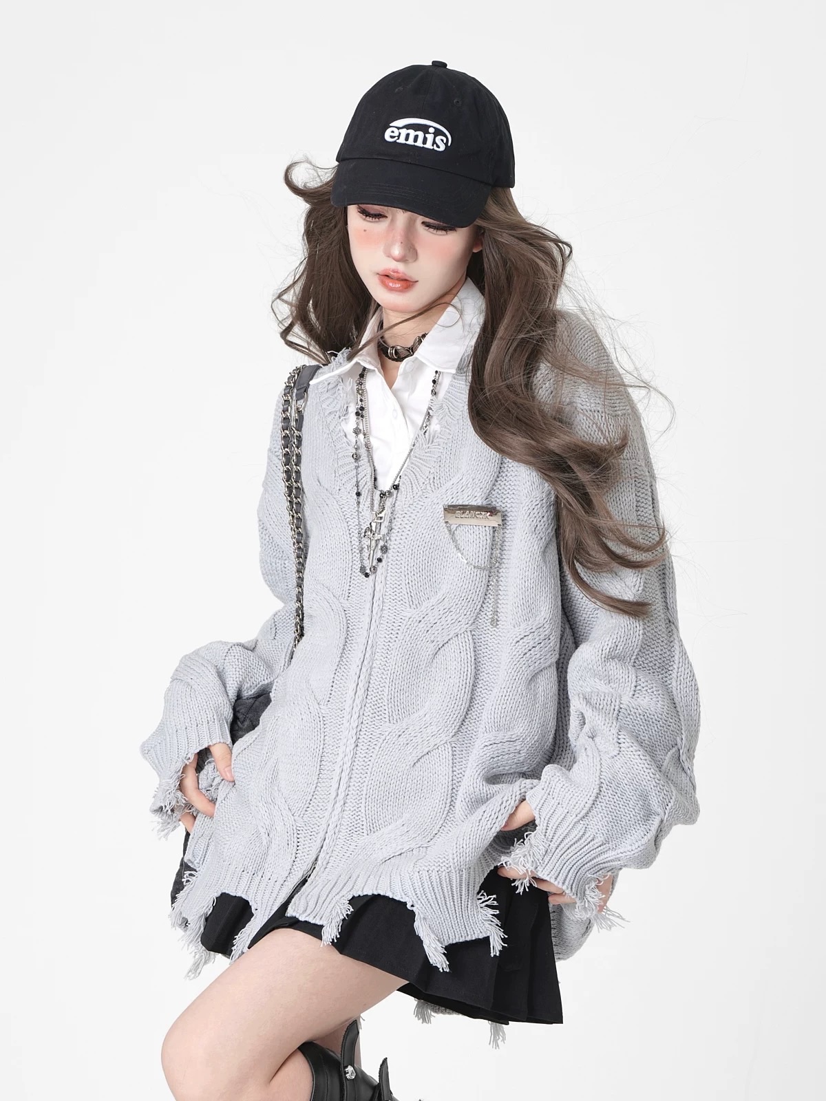 預購【加州辣妹】流蘇慵懶破壞外套