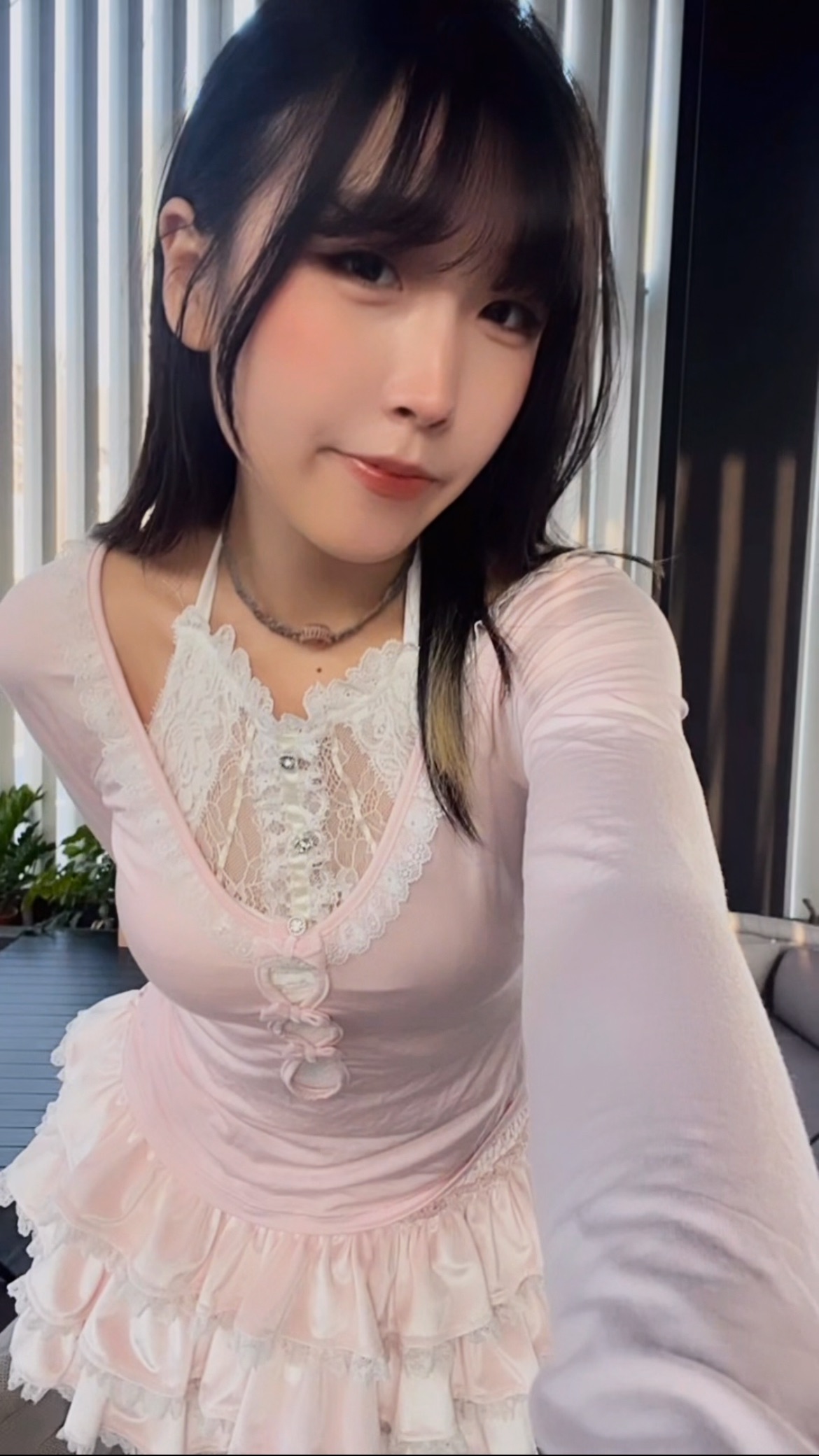 預購10-15天【加州辣妹】芭蕾風粉嫩套裝