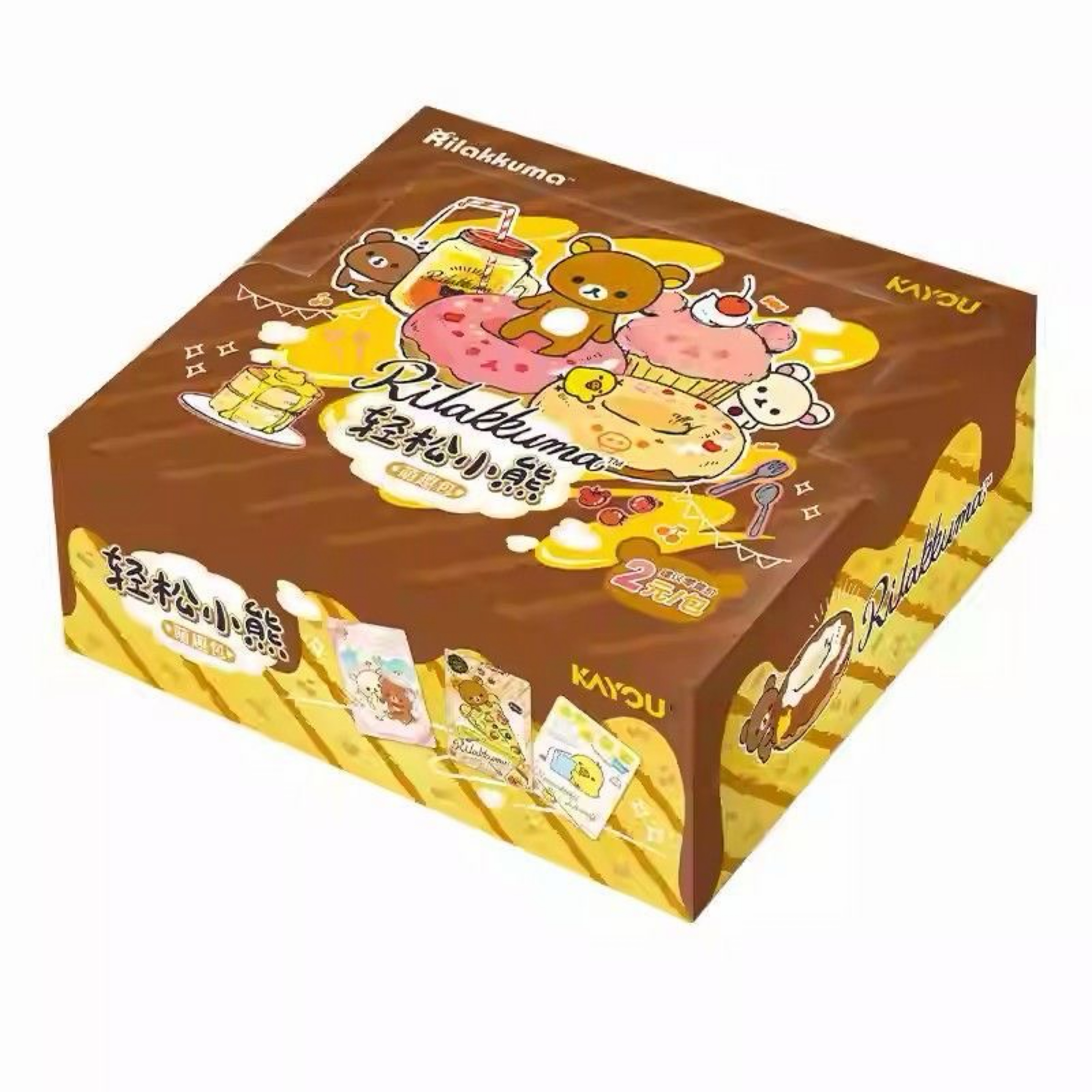 【新品】 卡游 拉拉熊系列 收藏卡 萌趣包第1彈 一盒30包