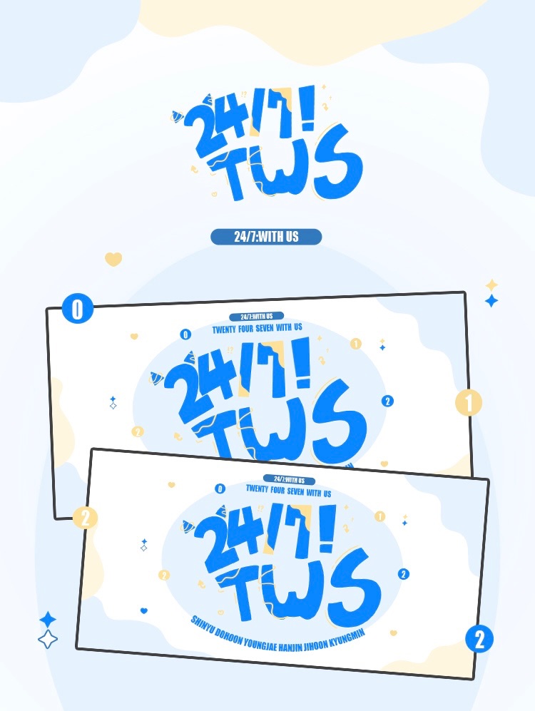 𝗧𝗪𝗘𝗡𝗧𝗬 𝗙𝗢𝗨𝗥 𝗦𝗘𝗩𝗘𝗡 𝗪𝗜𝗧𝗛 𝗨𝗦！•*¨封口貼