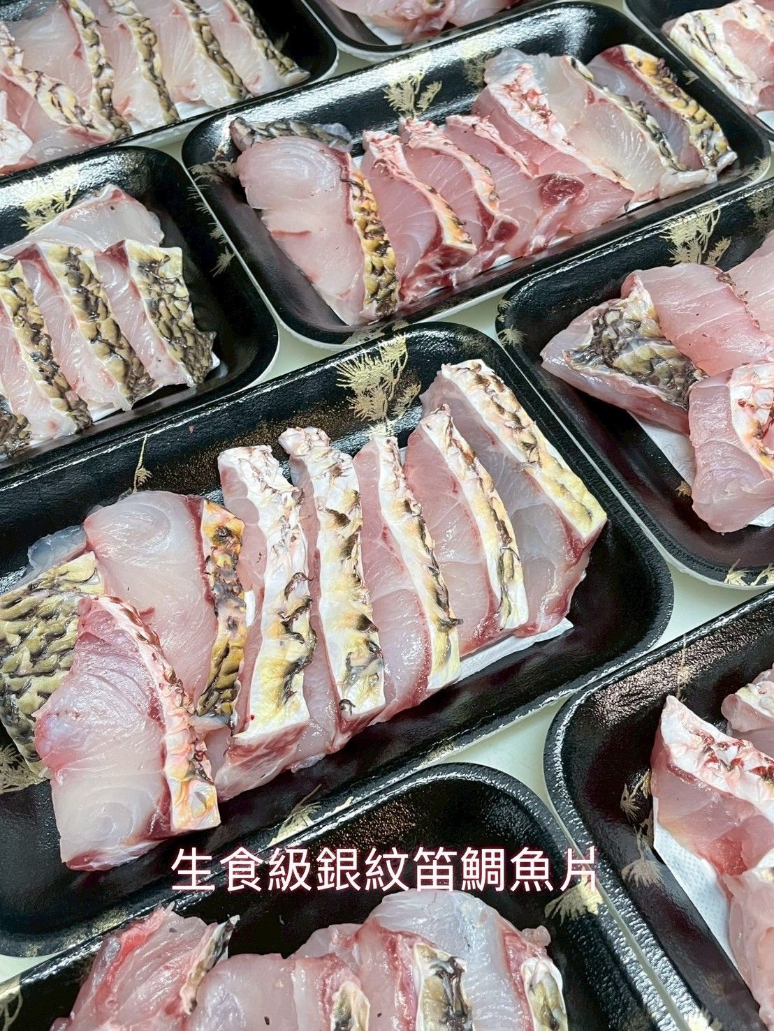 🌊✨ 銀紋笛鯛（紅槽）｜150g 生食級精修魚片