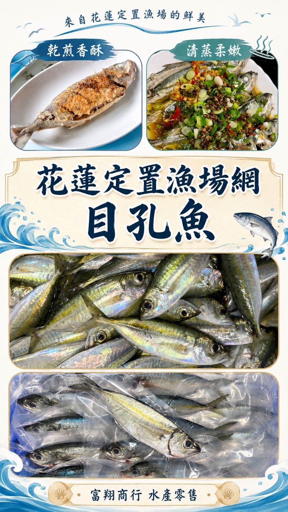 🐟超肥目孔魚🐟_花蓮本港魚，現殺真空
