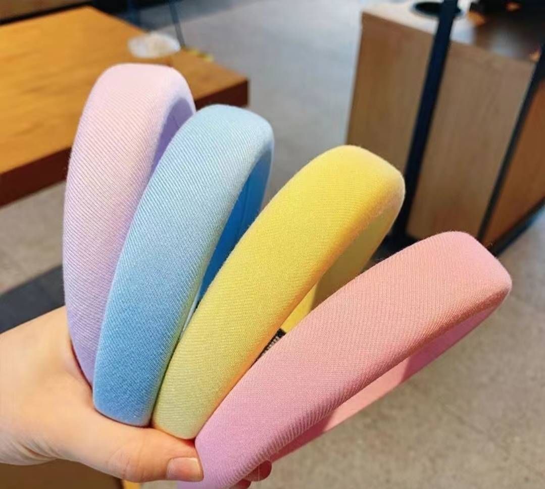 彩色寬版髮箍
