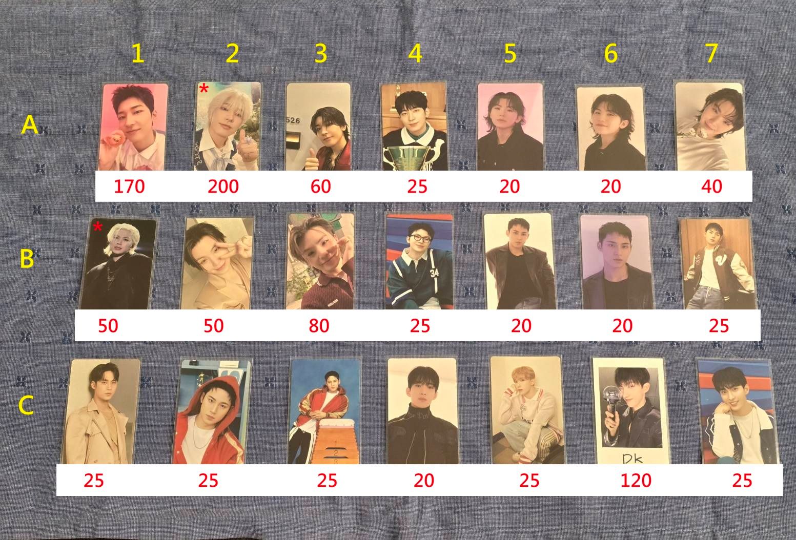 C區 💎需帶A區or日卡G區