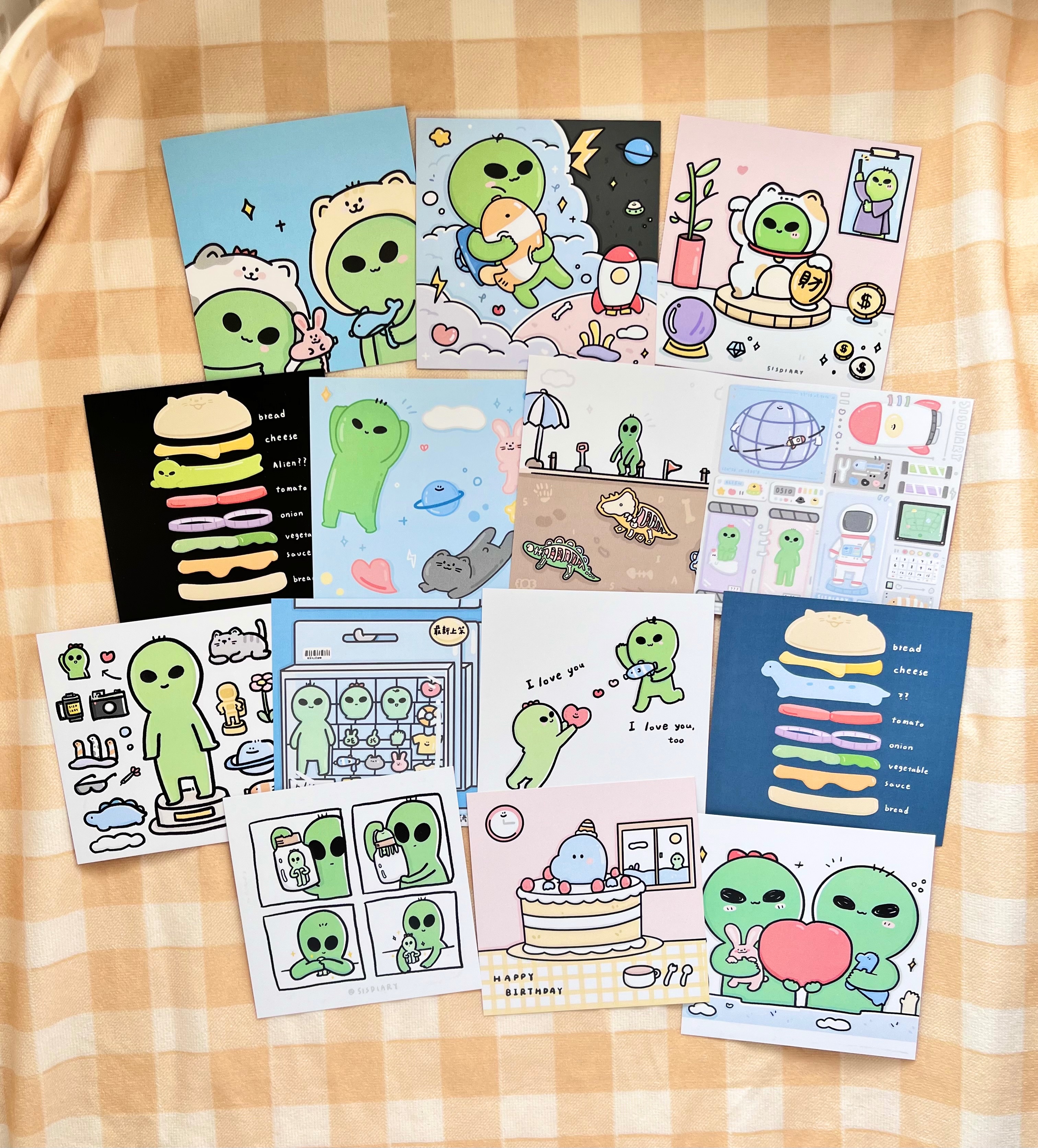 51sdiary✨｜雙面小卡10cm