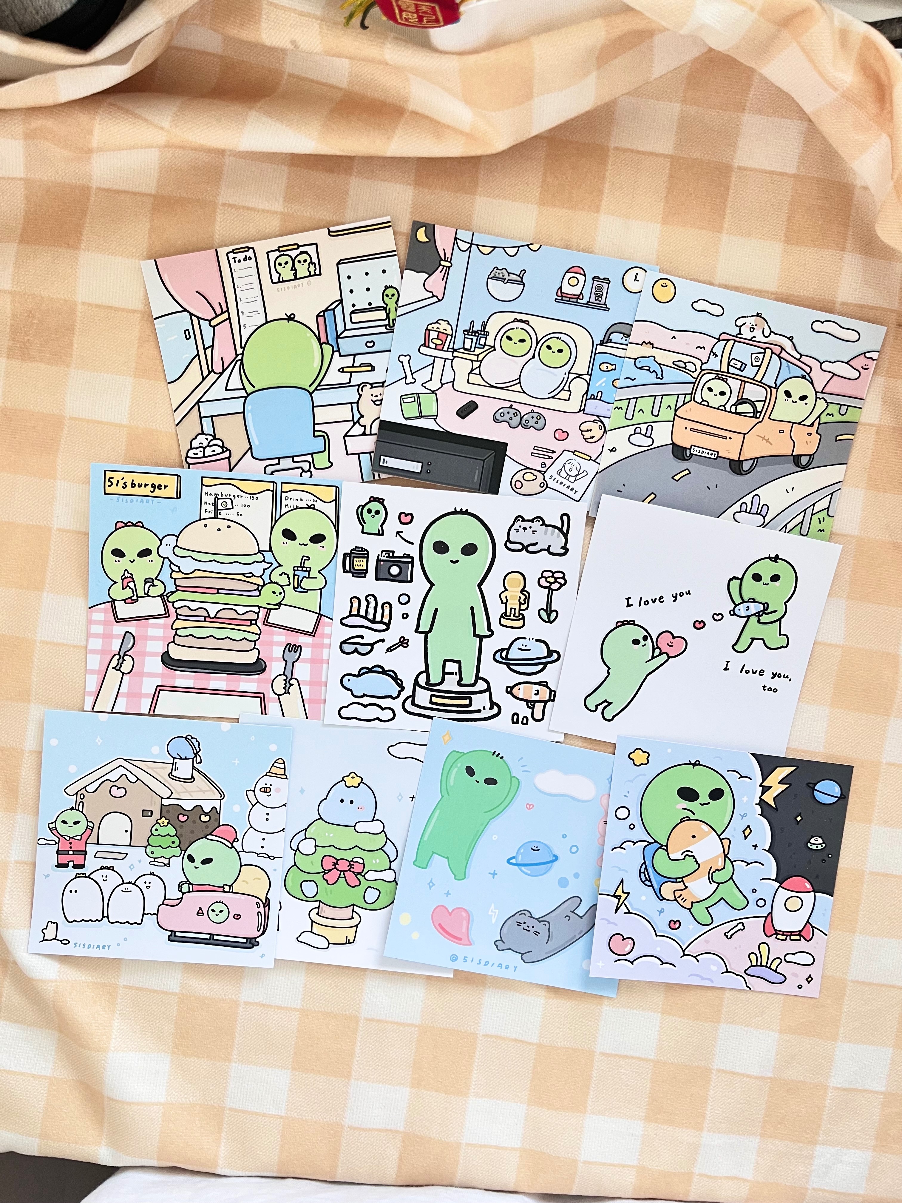 51sdiary✨｜雙面小卡10cm