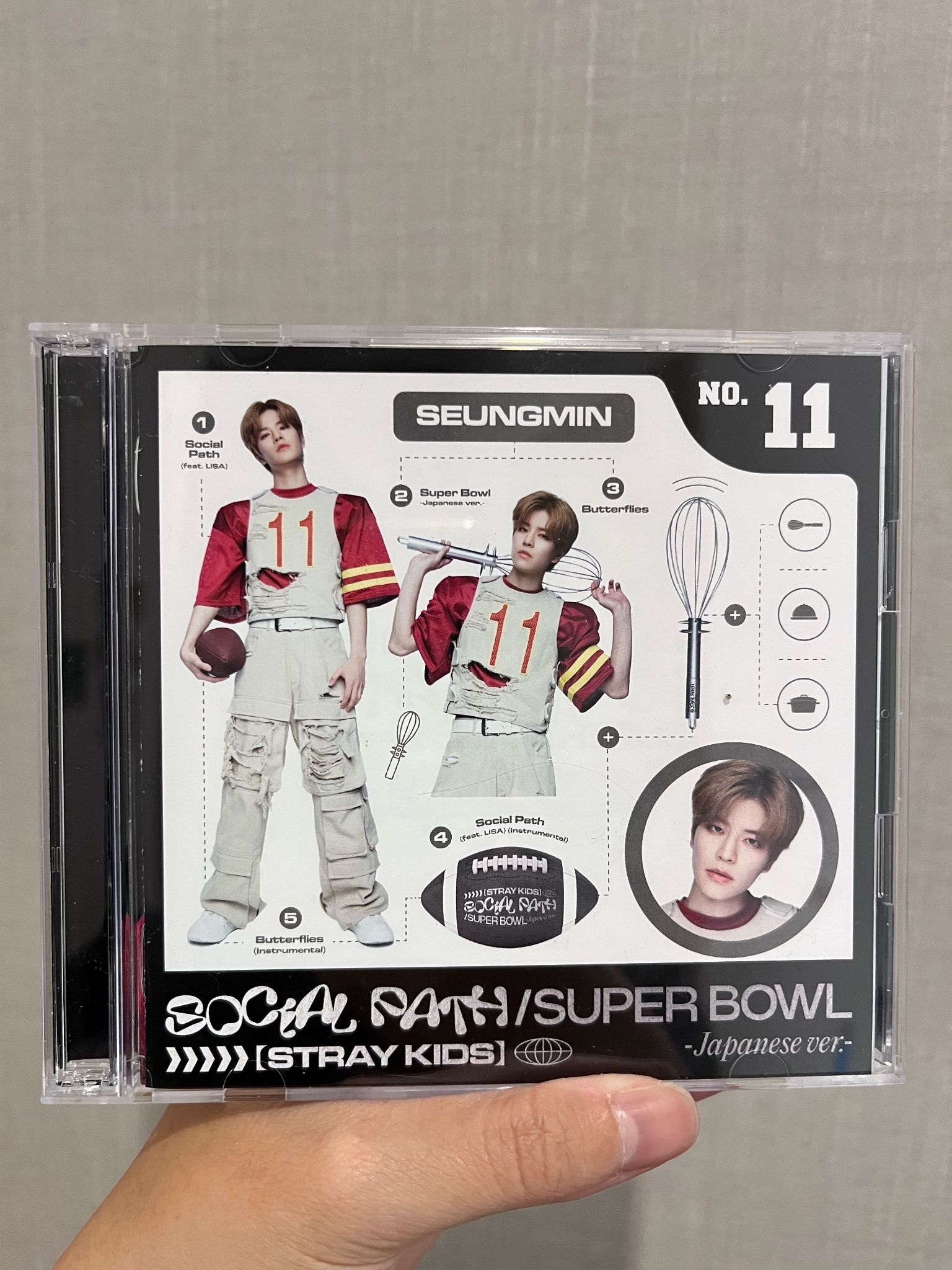 Stray kids JAPAN 1st EP Social Path/Super Bowl FC限定盤