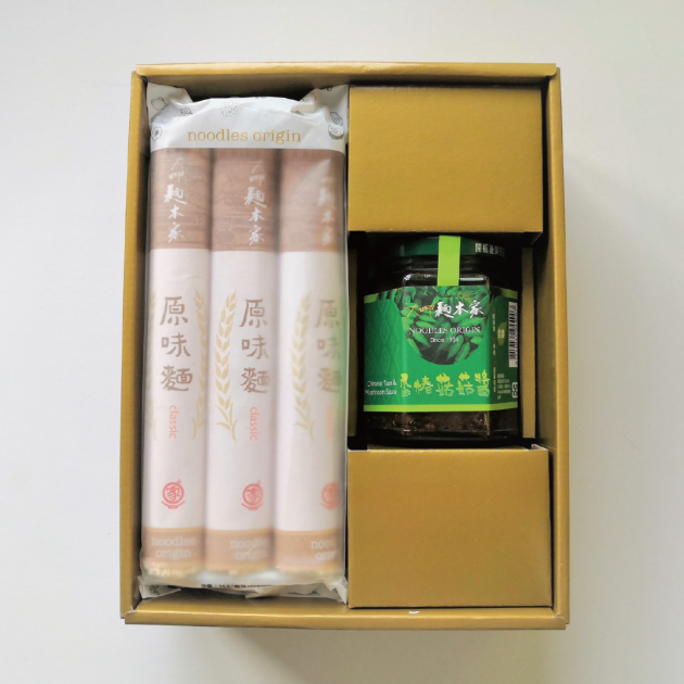 大呷麵本家~香椿菇菇醬原味麵條-白金禮盒