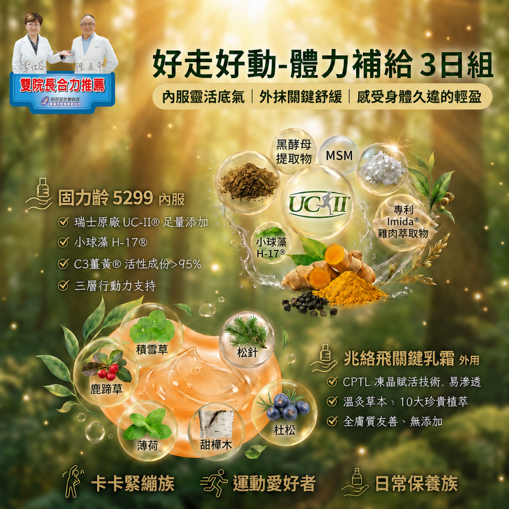 好走好動-體力補給3日組