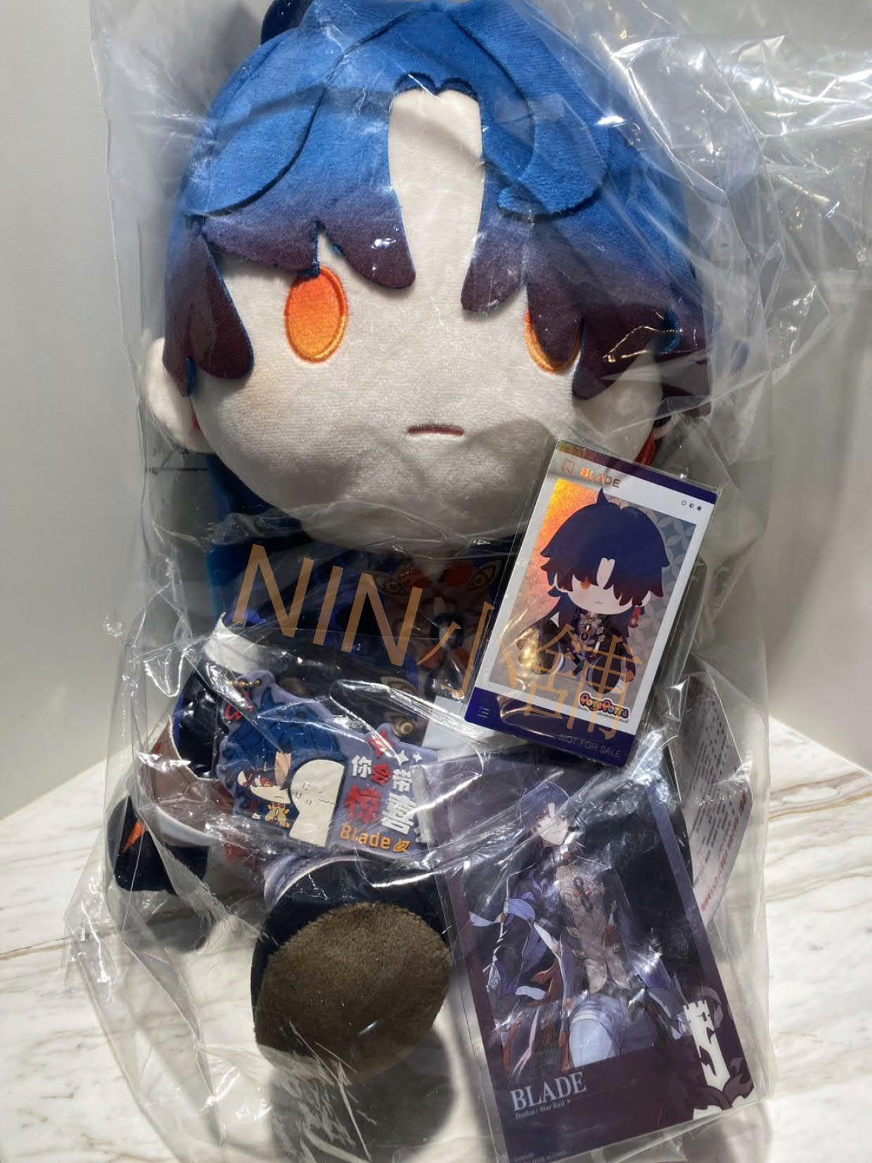 NIN✨【崩壞星穹鐵道】(全新現貨)﹝POTEPOTTE─坐姿毛絨玩偶(含預定特典卡)﹞娃娃、透卡、軟膠吊飾、刃
