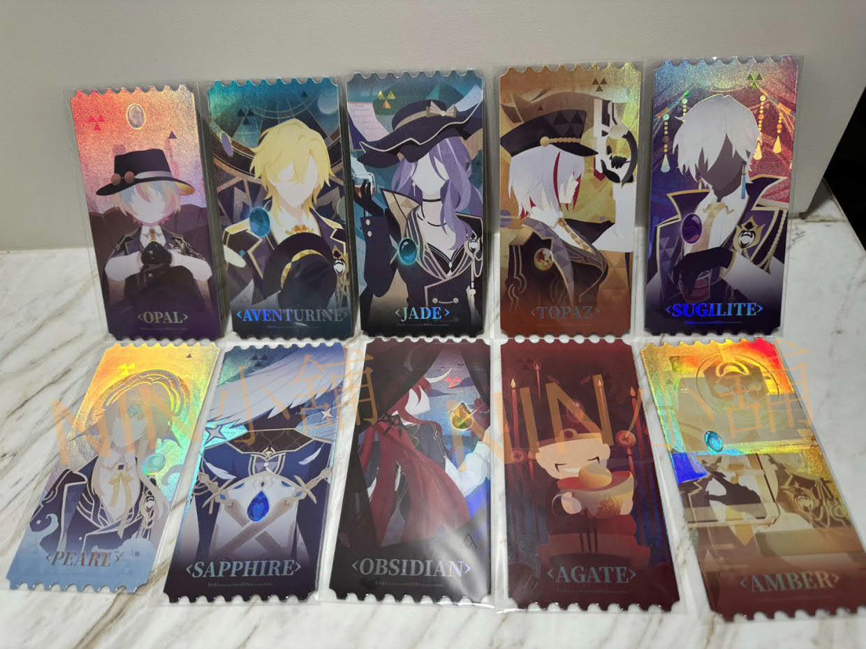 NIN✨【星穹鐵道】（全新現貨）﹝石心誓環─鐳射票套組﹞、砂金、翡翠、托帕、歐泊、龍晶、蒼剛、真珠、舒俱、瑪瑙、琥珀