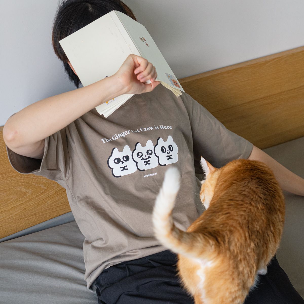 [薯球燕麥]標語寬版上衣