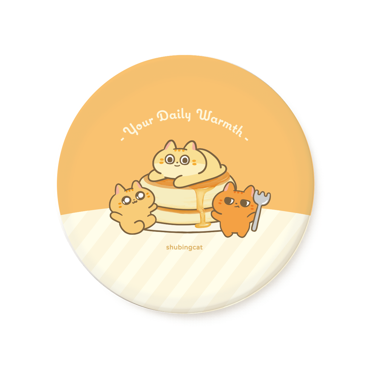 鬆餅陶瓷吸水杯墊