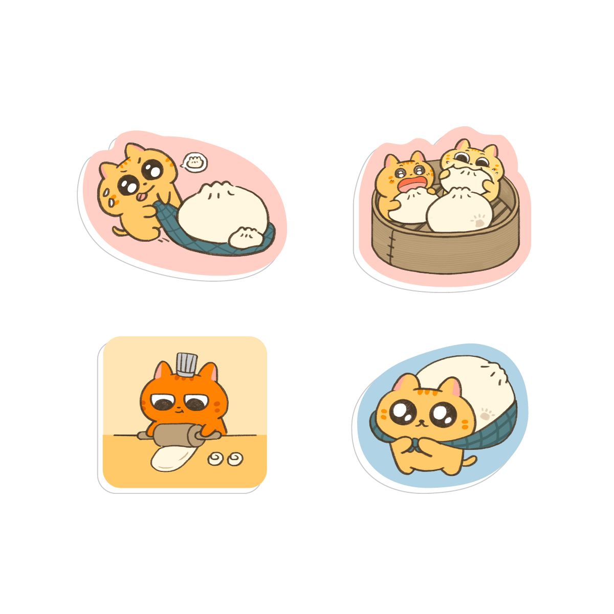 三薯包子造型磁鐵