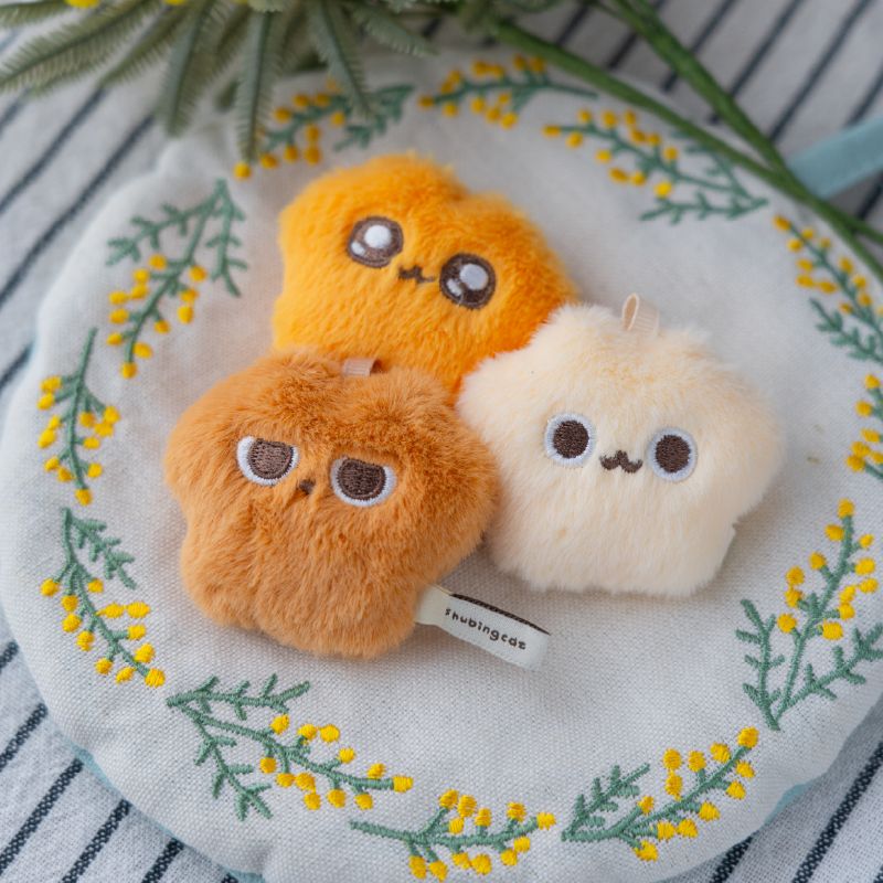 [預購]長毛餅泥球吊飾組