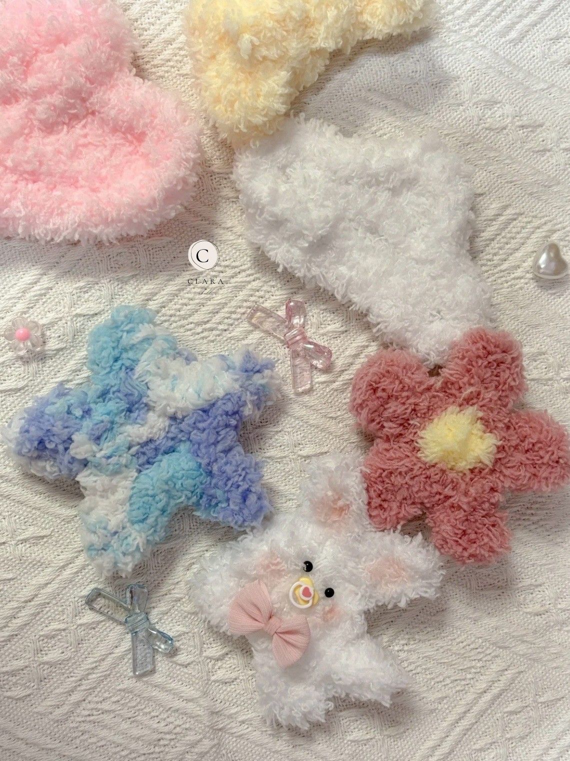 韓國流行手工製作毛料娃娃/包包吊飾/夢幻限定床鈴