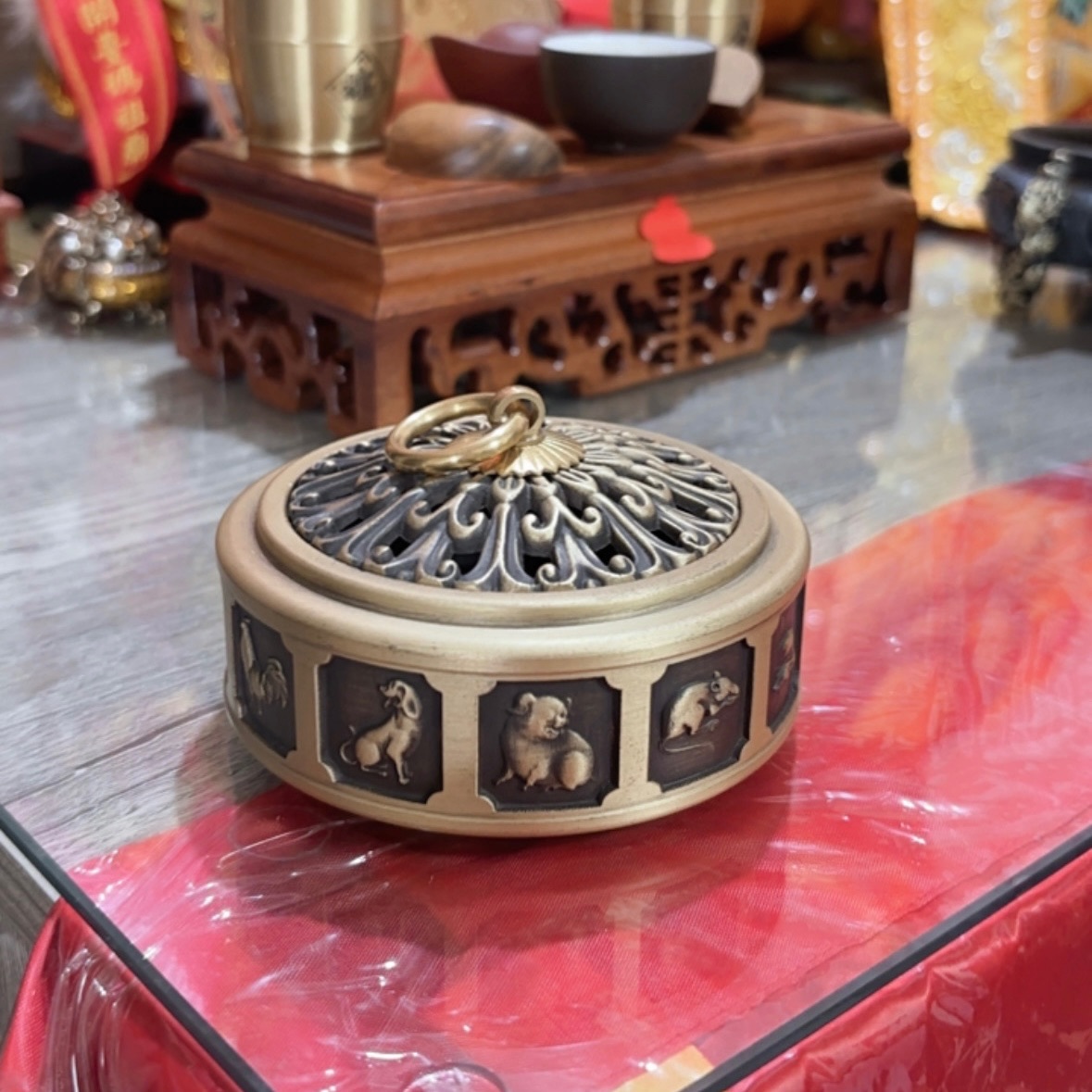 12生肖銅香爐（贈一片放火棉）
