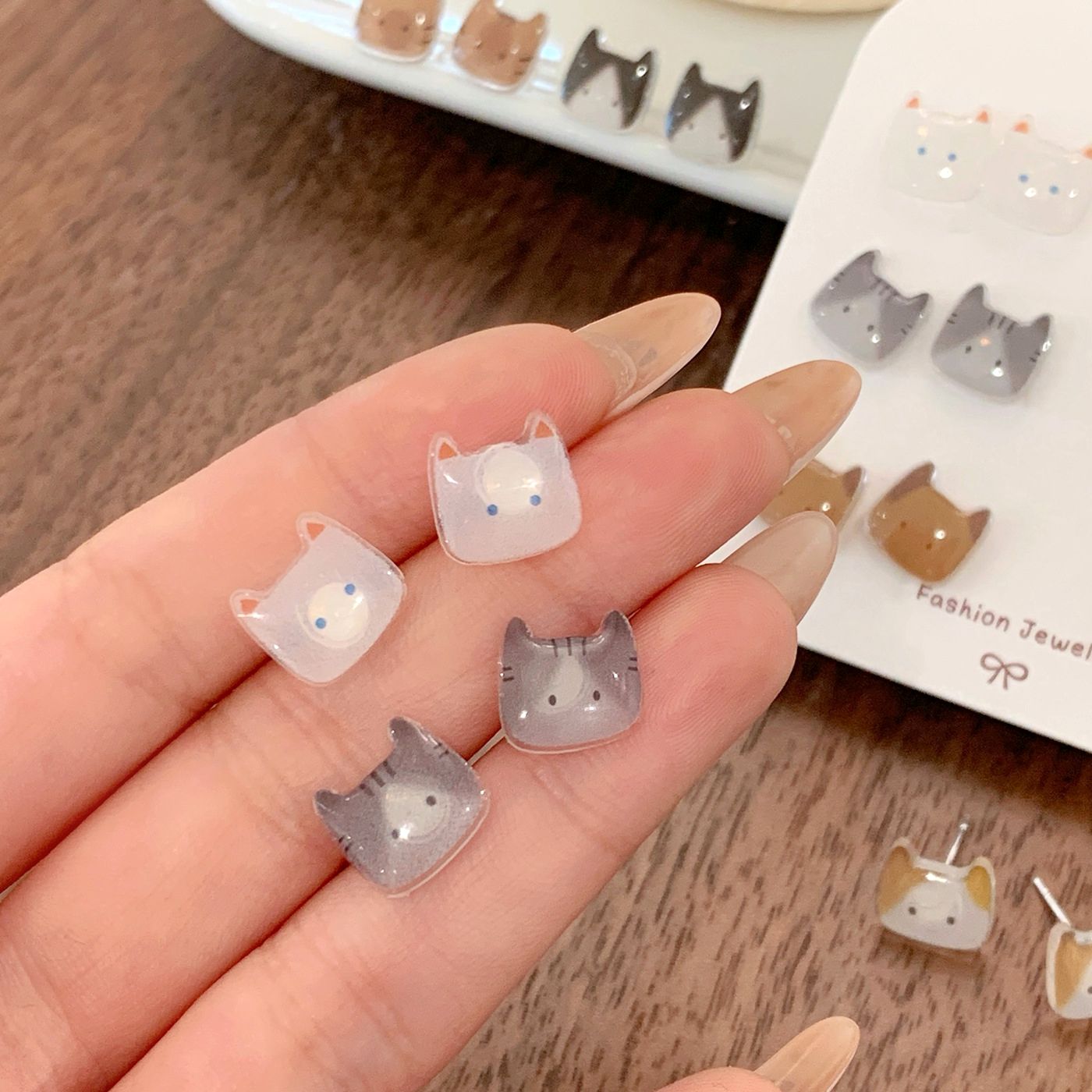 貓貓狗狗超可愛精緻耳釘