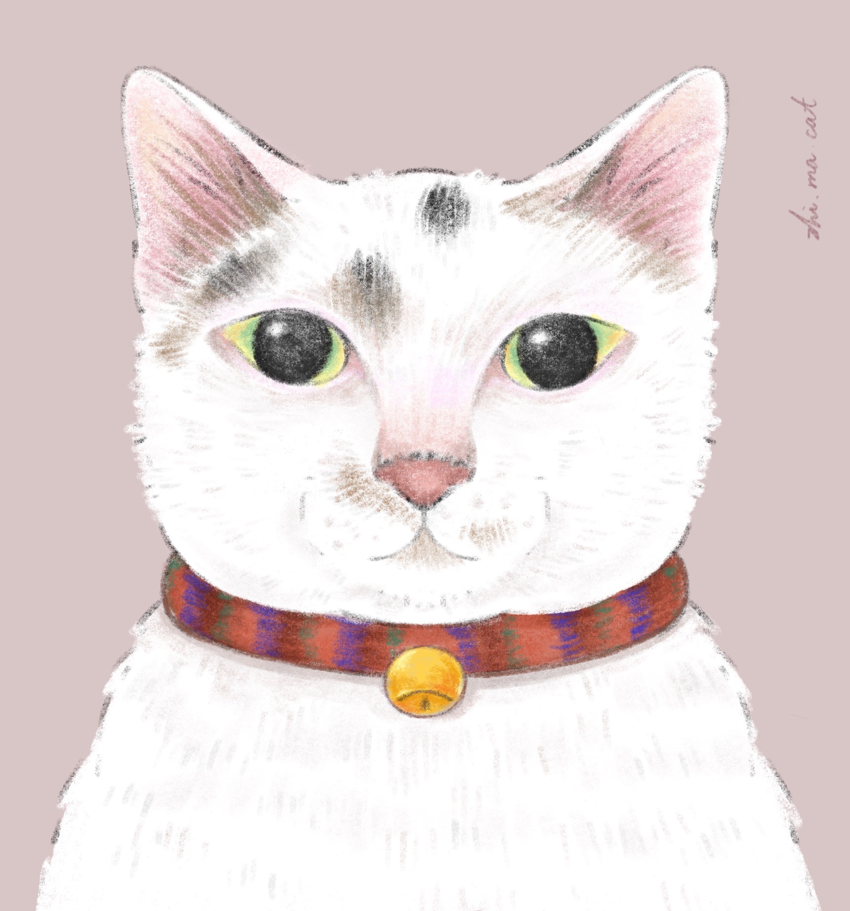 日系療癒風寵物似顏繪