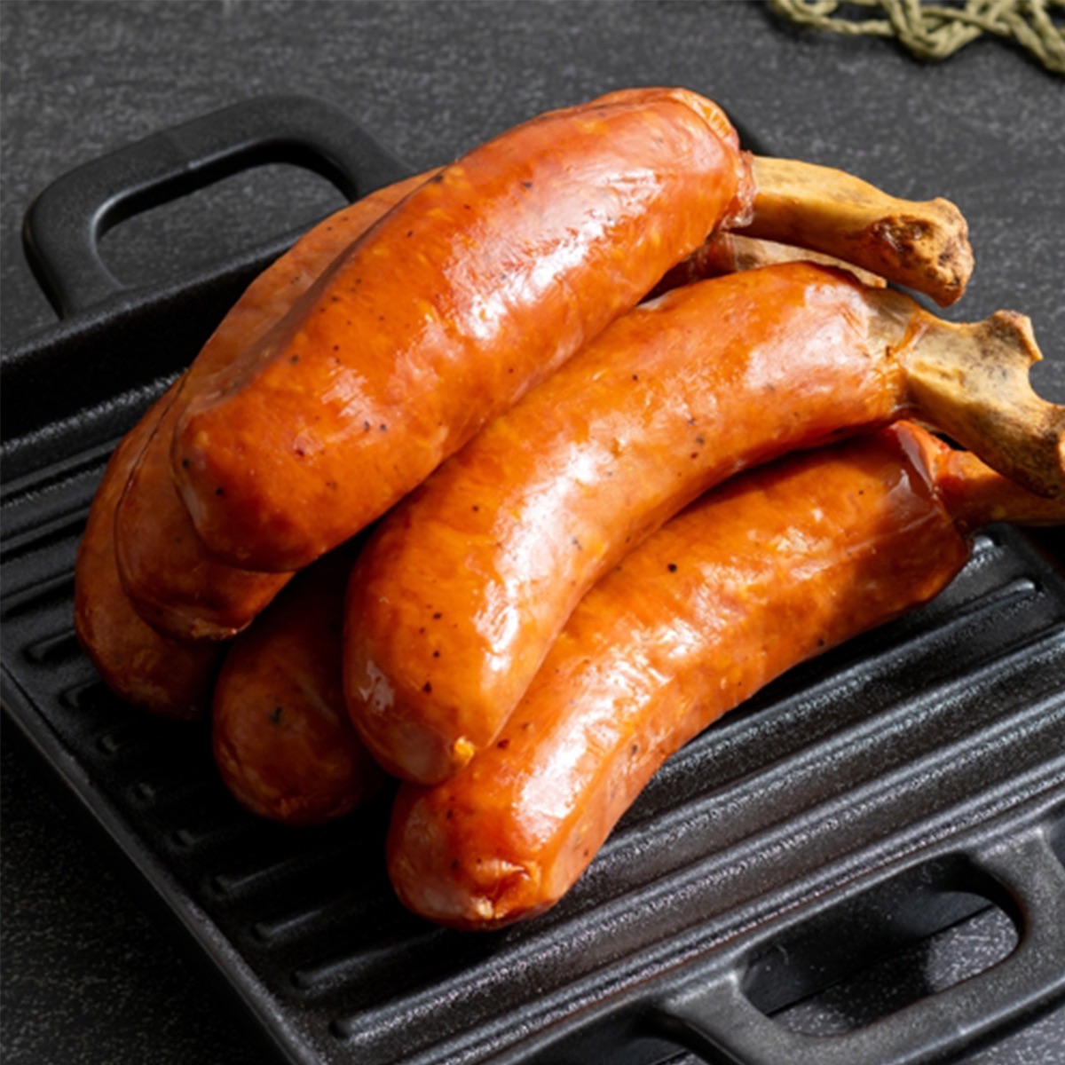 信功肉品 帶骨香腸-350g