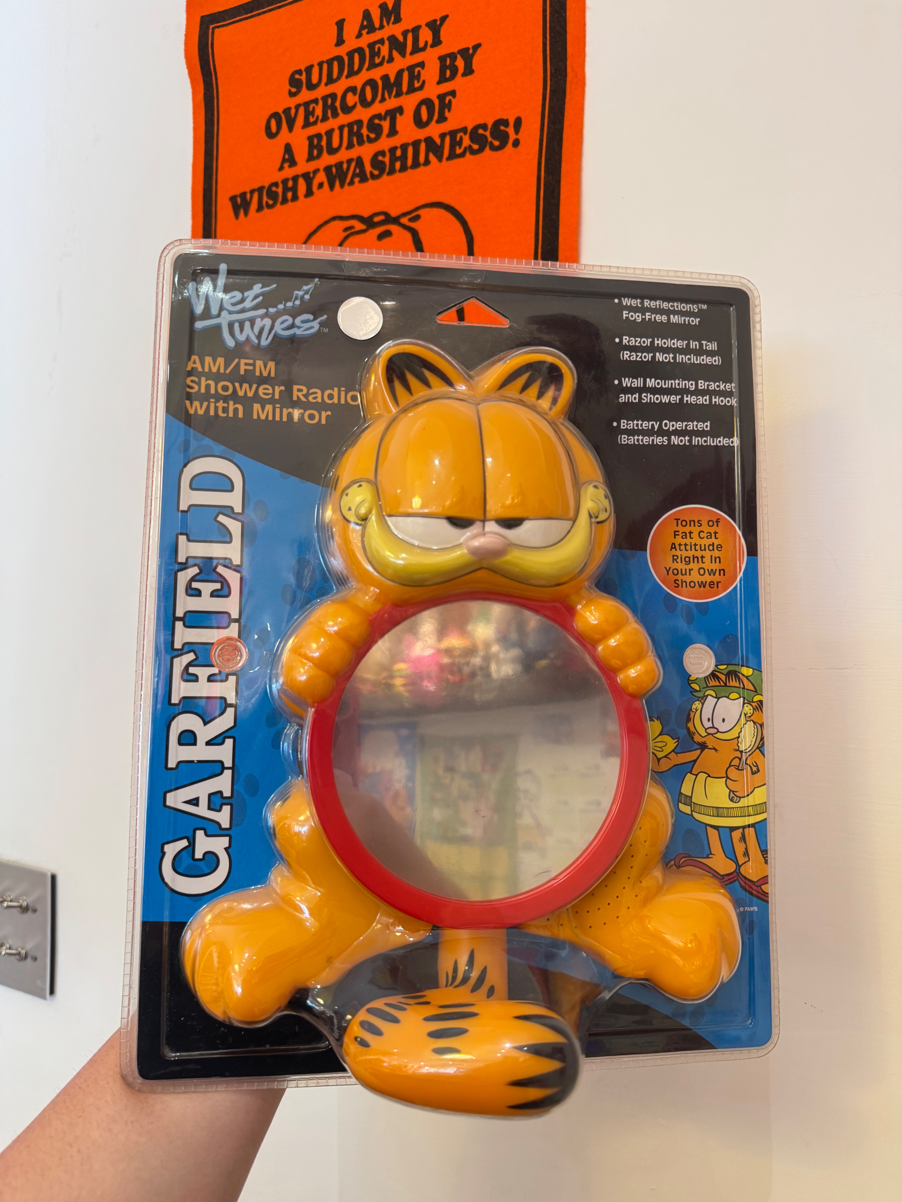 全新加菲貓收音機鏡