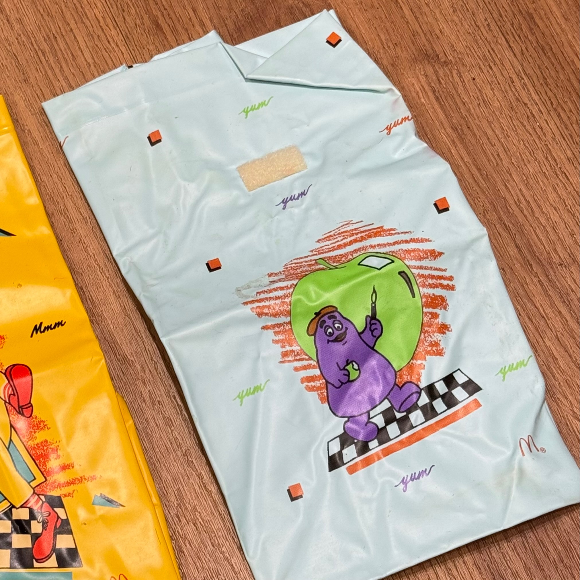1988年麥當勞快樂兒童餐午餐袋 台灣製