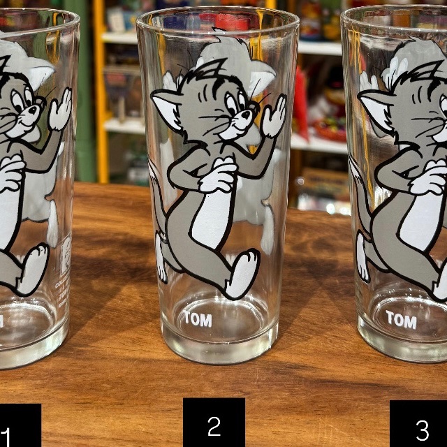 1970年代湯姆貓玻璃杯 2號