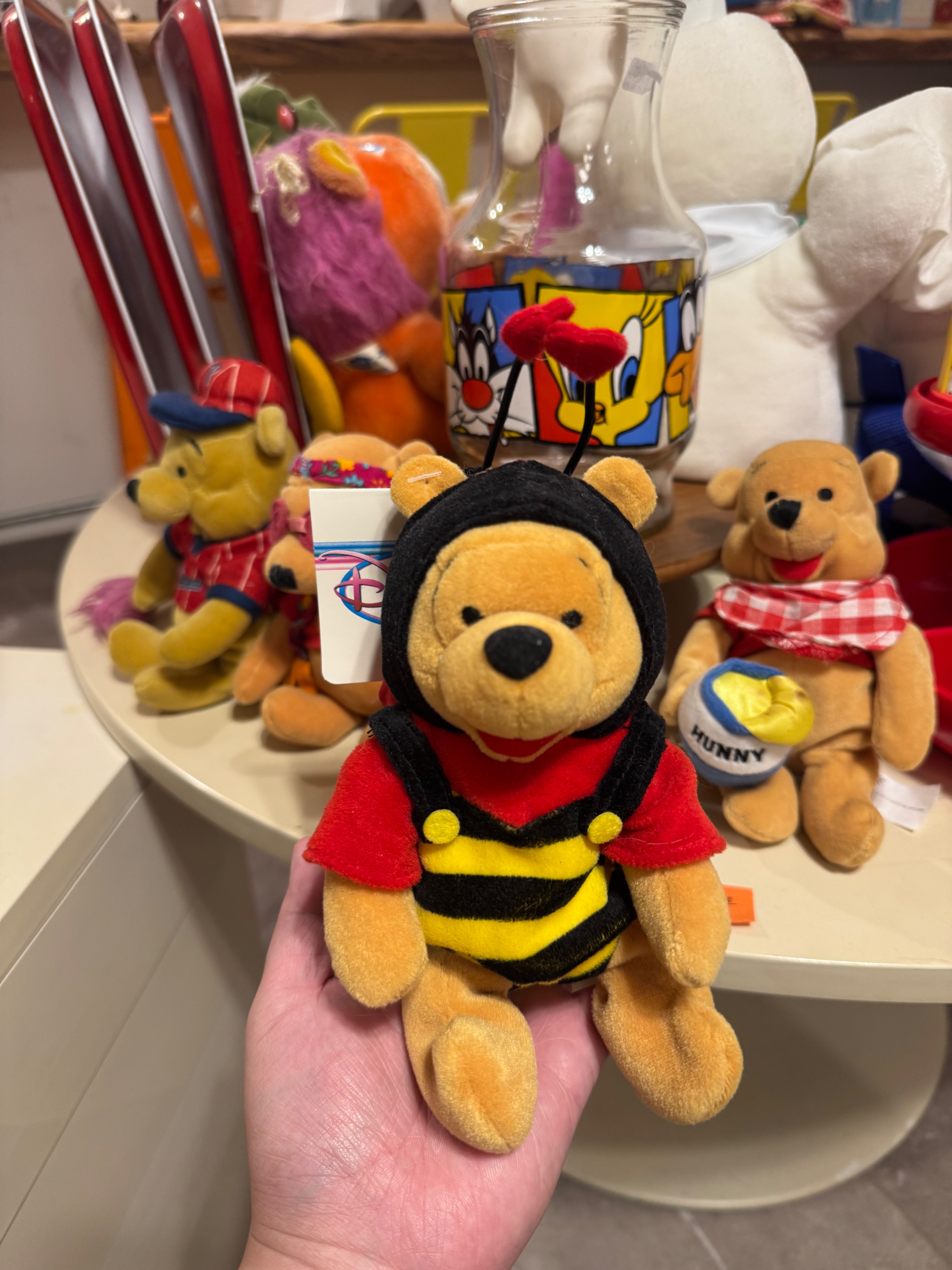 早期迪士尼商店維尼沙包娃娃