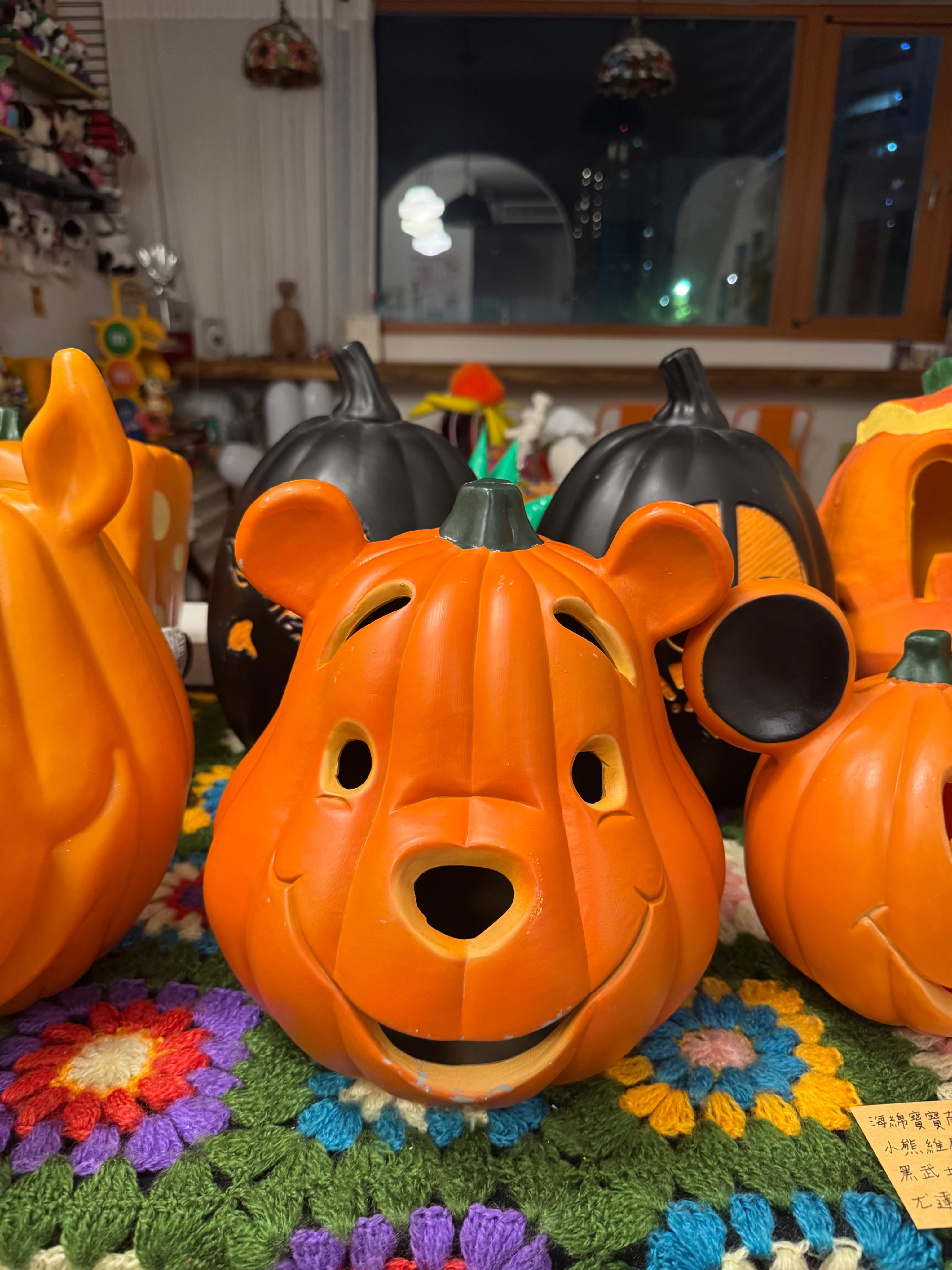 小熊維尼南瓜燈 二手老物非全新