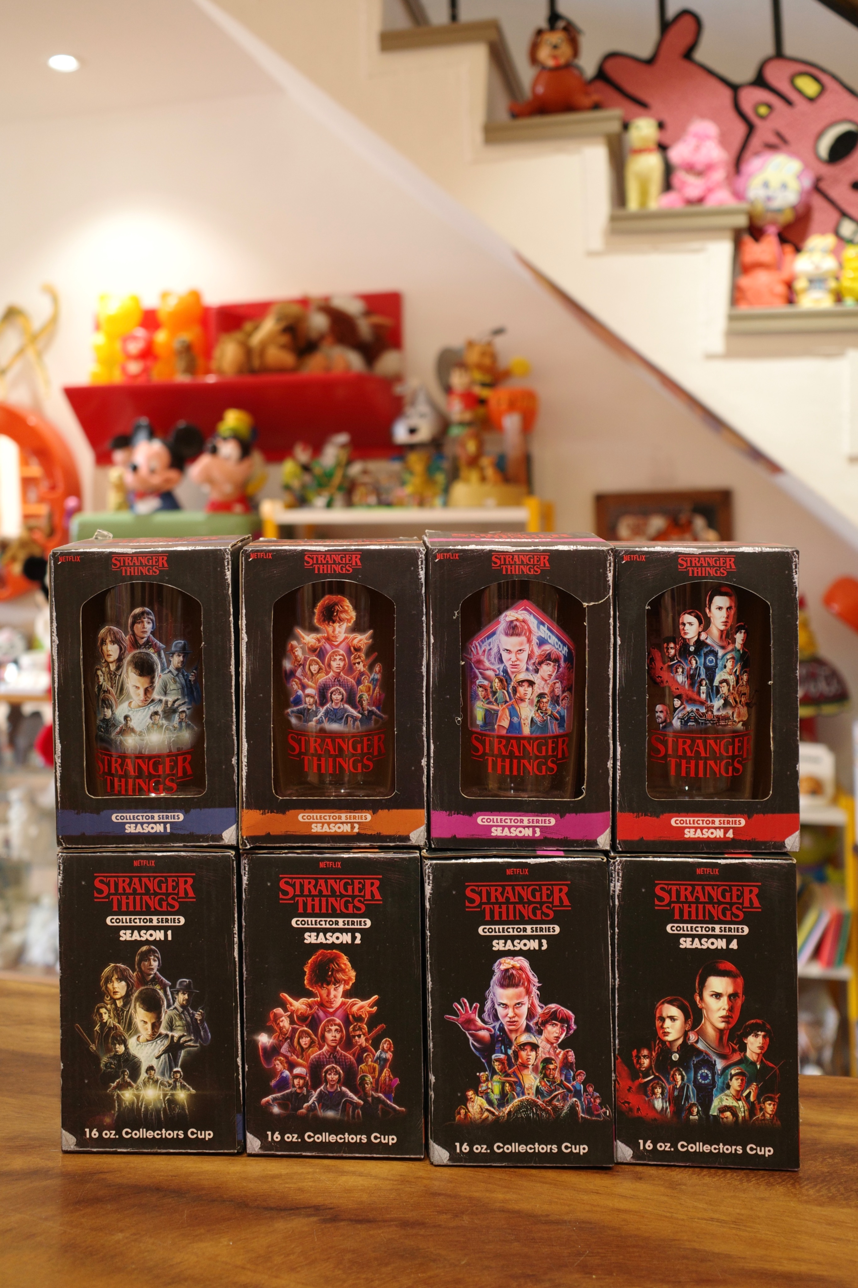 怪奇物語1-4季 塑膠冷飲杯