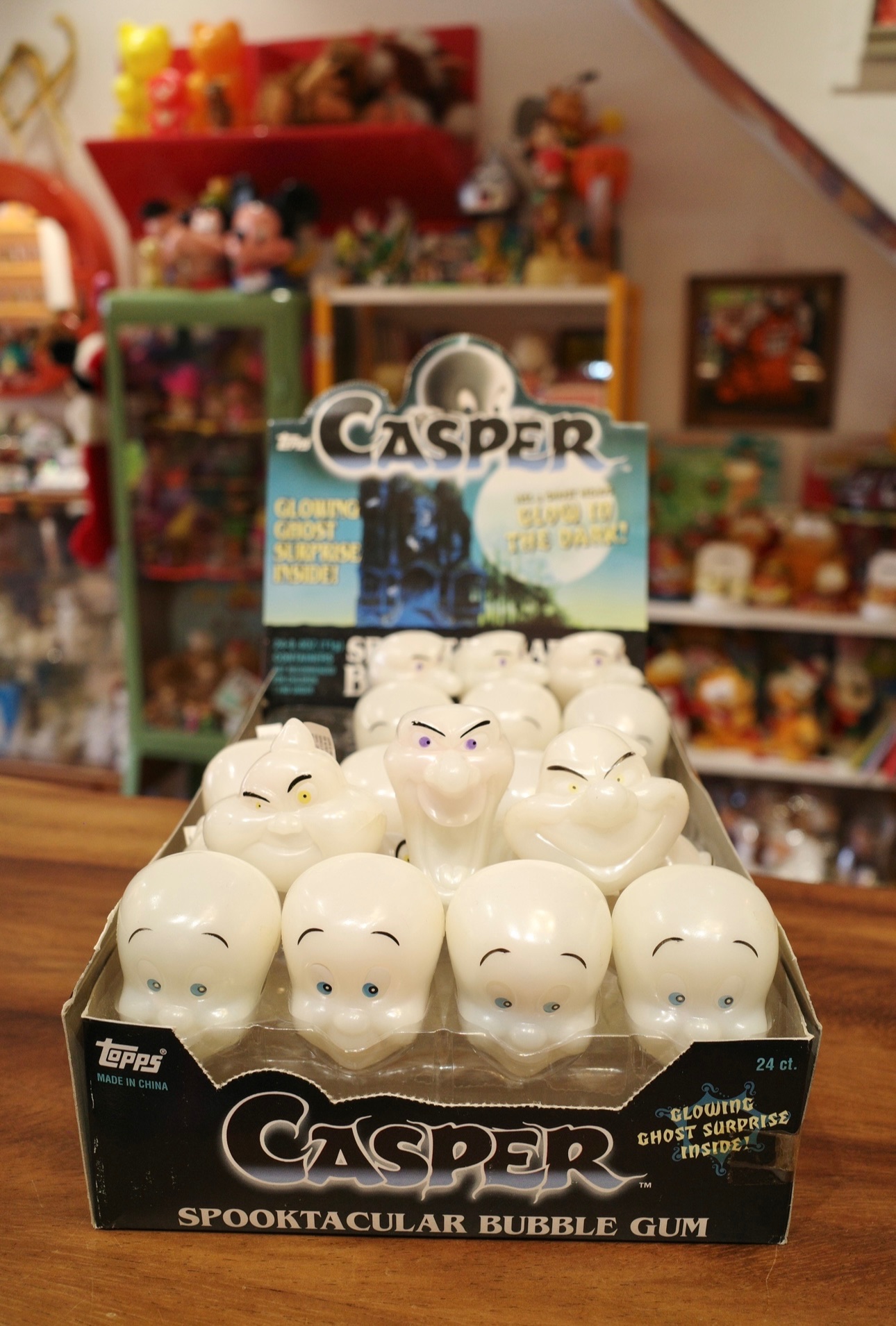 1995年Casper夜光糖果盒 ㄧ組四入不拆售