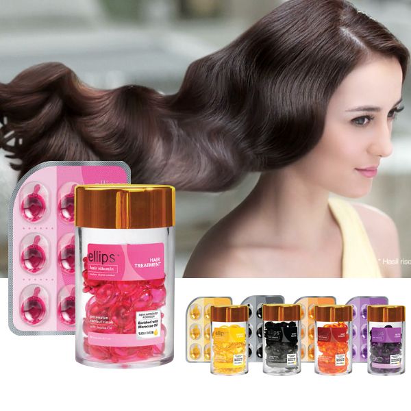 印尼🔥ELLIPS Hair Vitamin 印尼護髮油 順髮油 8入 50入 SV01008