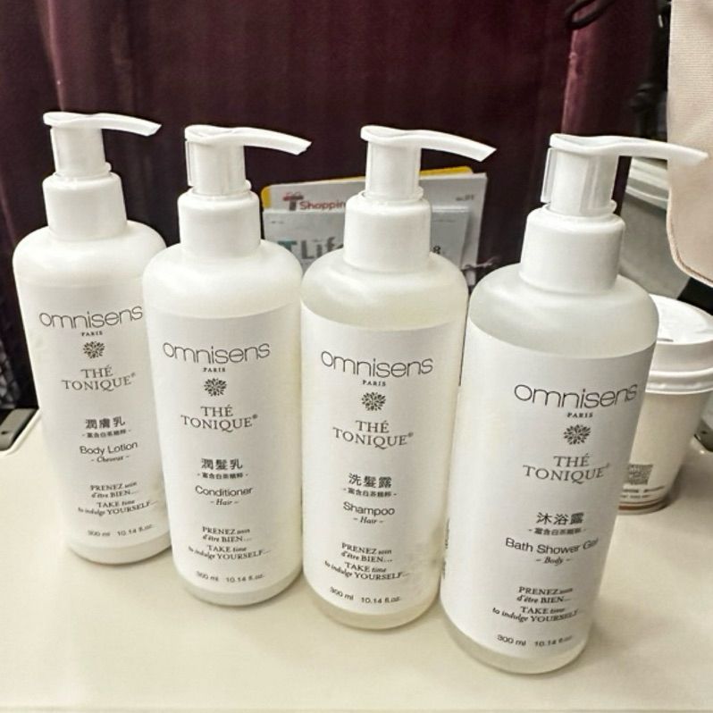 高雄現貨 巴藜寶媞 Omnisens Paris 沐浴乳 洗髮精 乳液 護髮乳 白茶潤膚乳五星級飯店備品 酒店備品