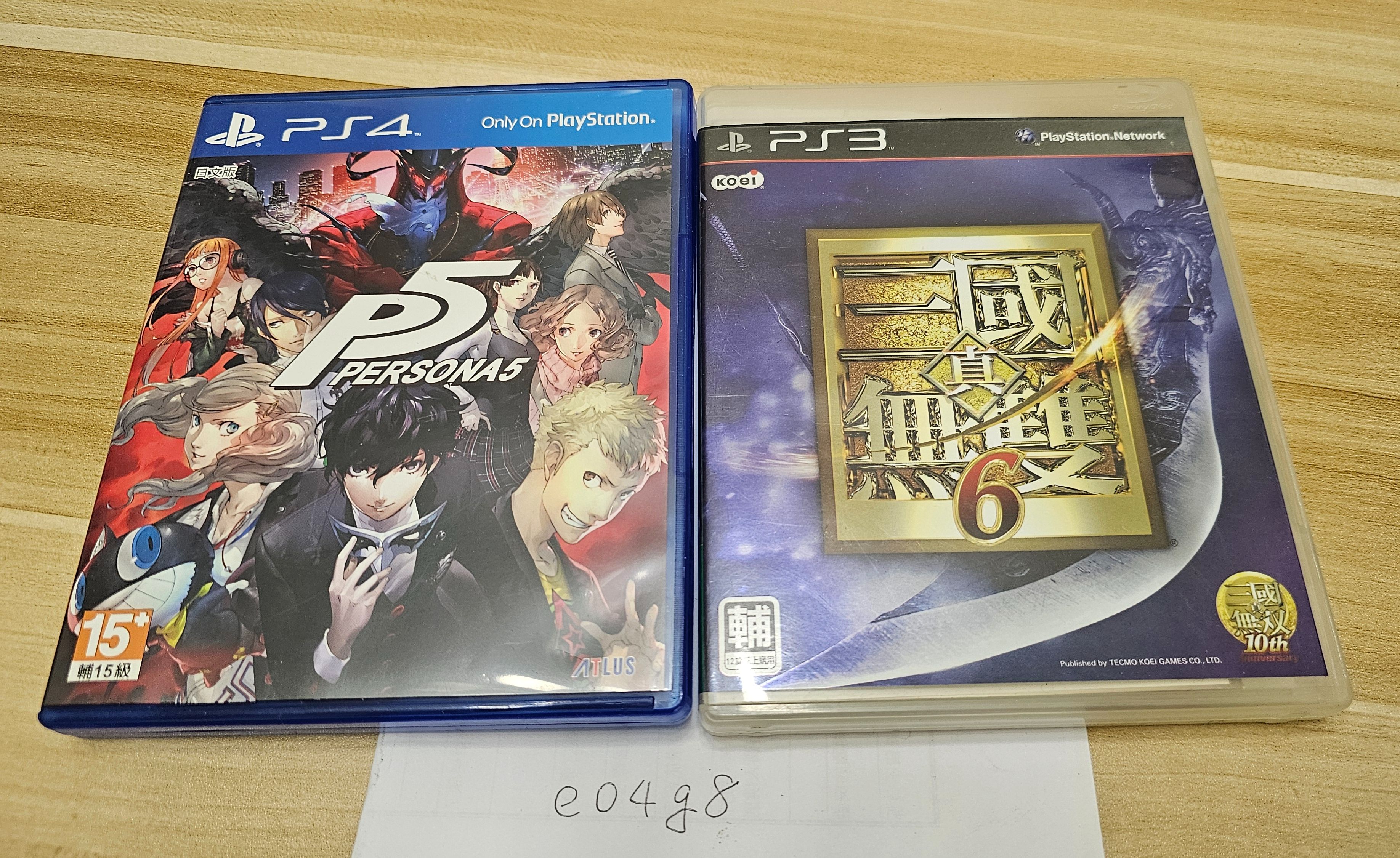 [PS4]PERSONA5 日版 [PS3]真三國無雙6中文版