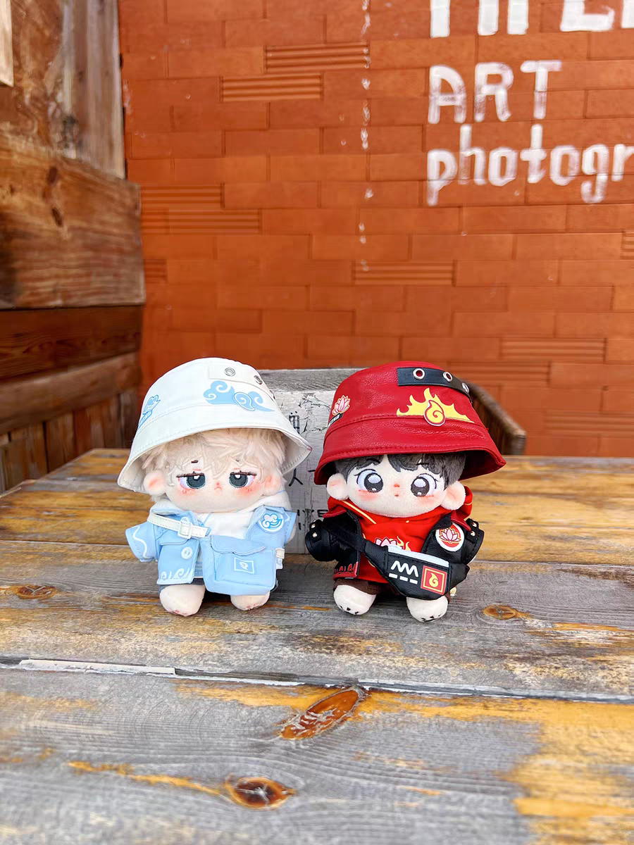 10cm紅藍娃衣合售