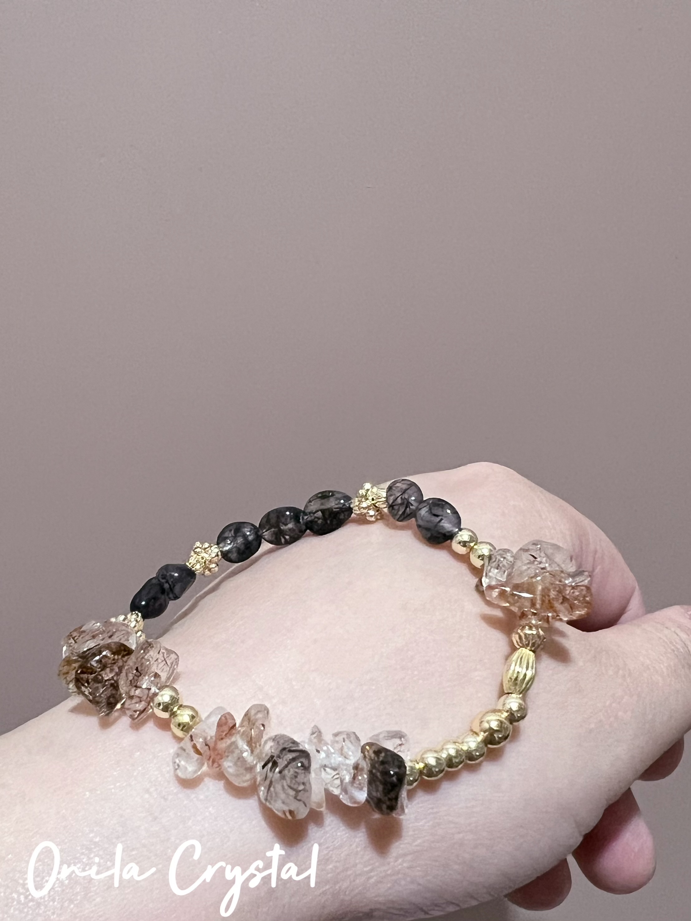 黑髮晶/黑金碧璽髮