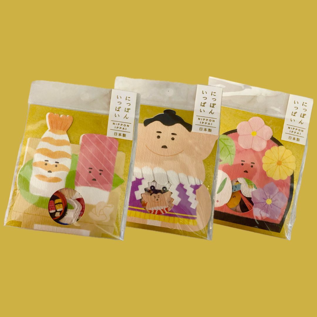 和紙趣味造型貼紙