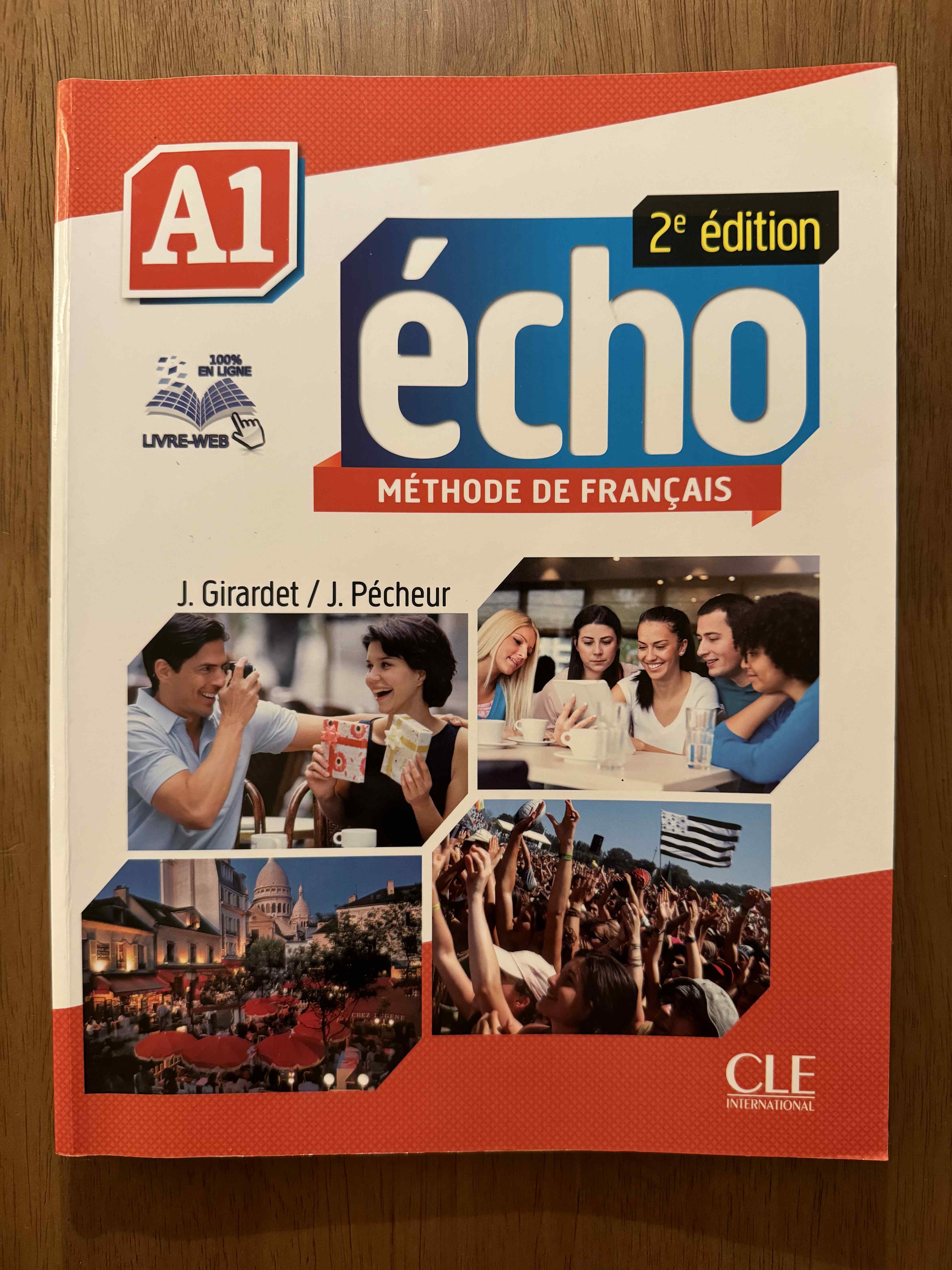 師大法語課本 écho A1， cahier