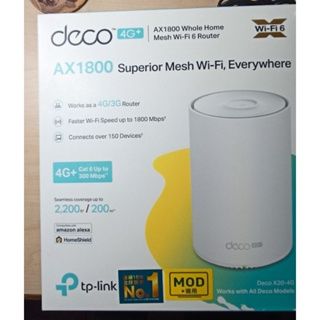 TP-LINK Deco X20-4G路由器 分享器 LTE 4G+ AX1800 WiFi 6 系統 2CA 保固中
