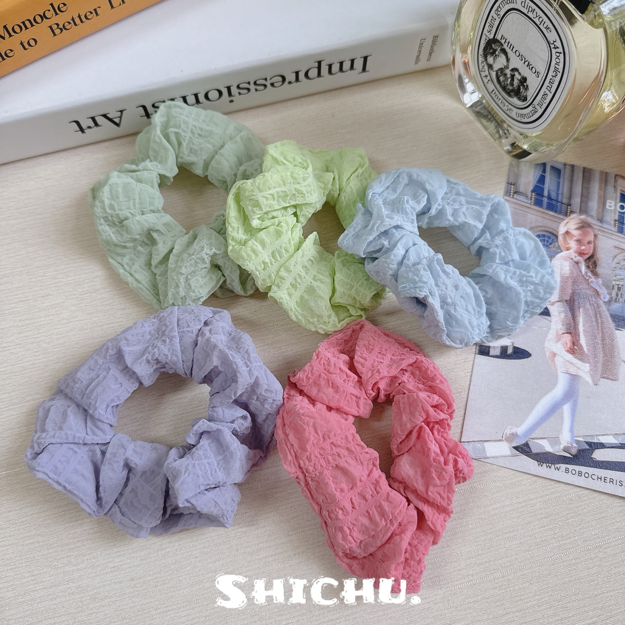 夏日皺皺薄款腸圈