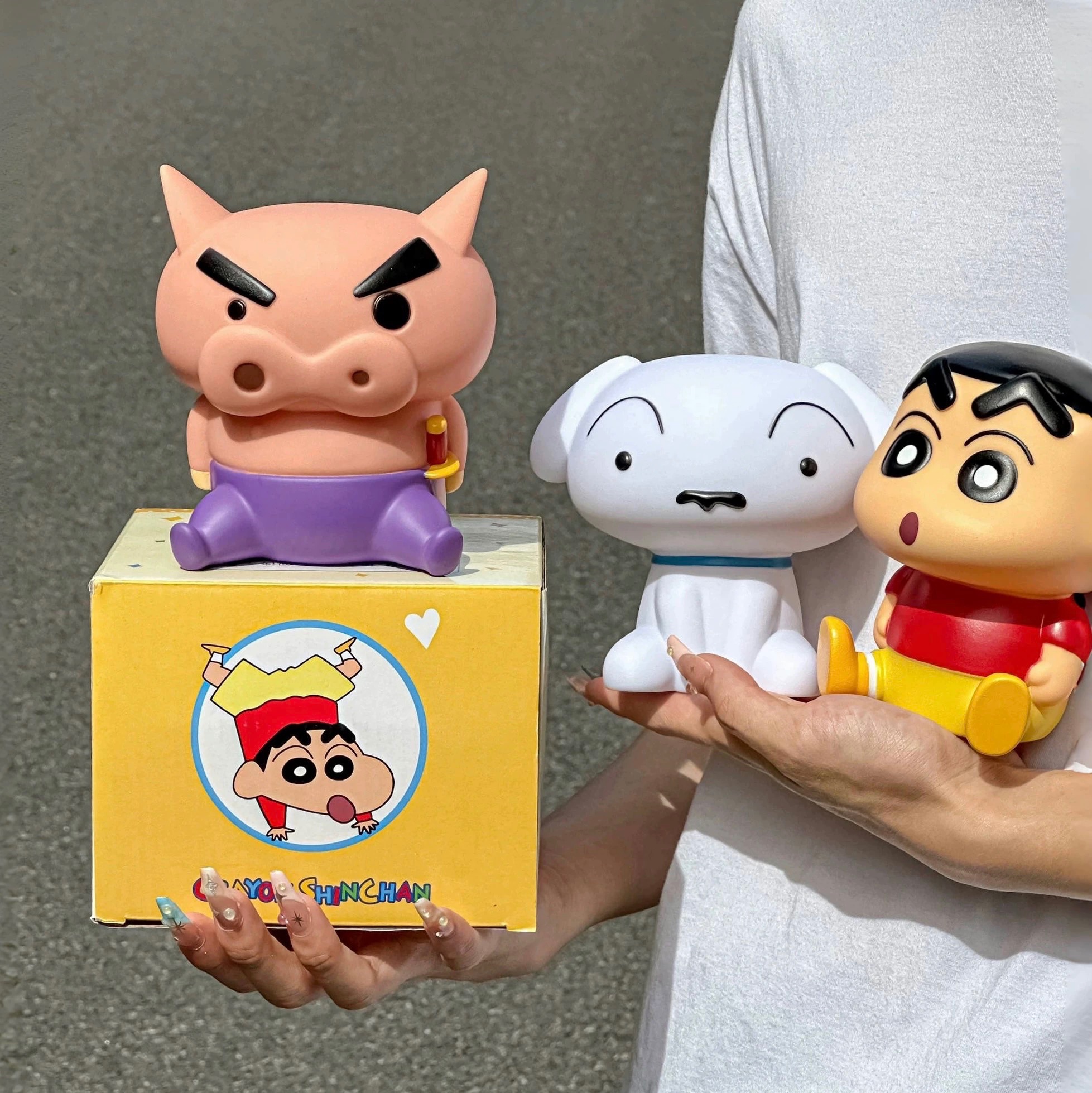 蠟筆小新造型存錢筒  ⸜♡⸝